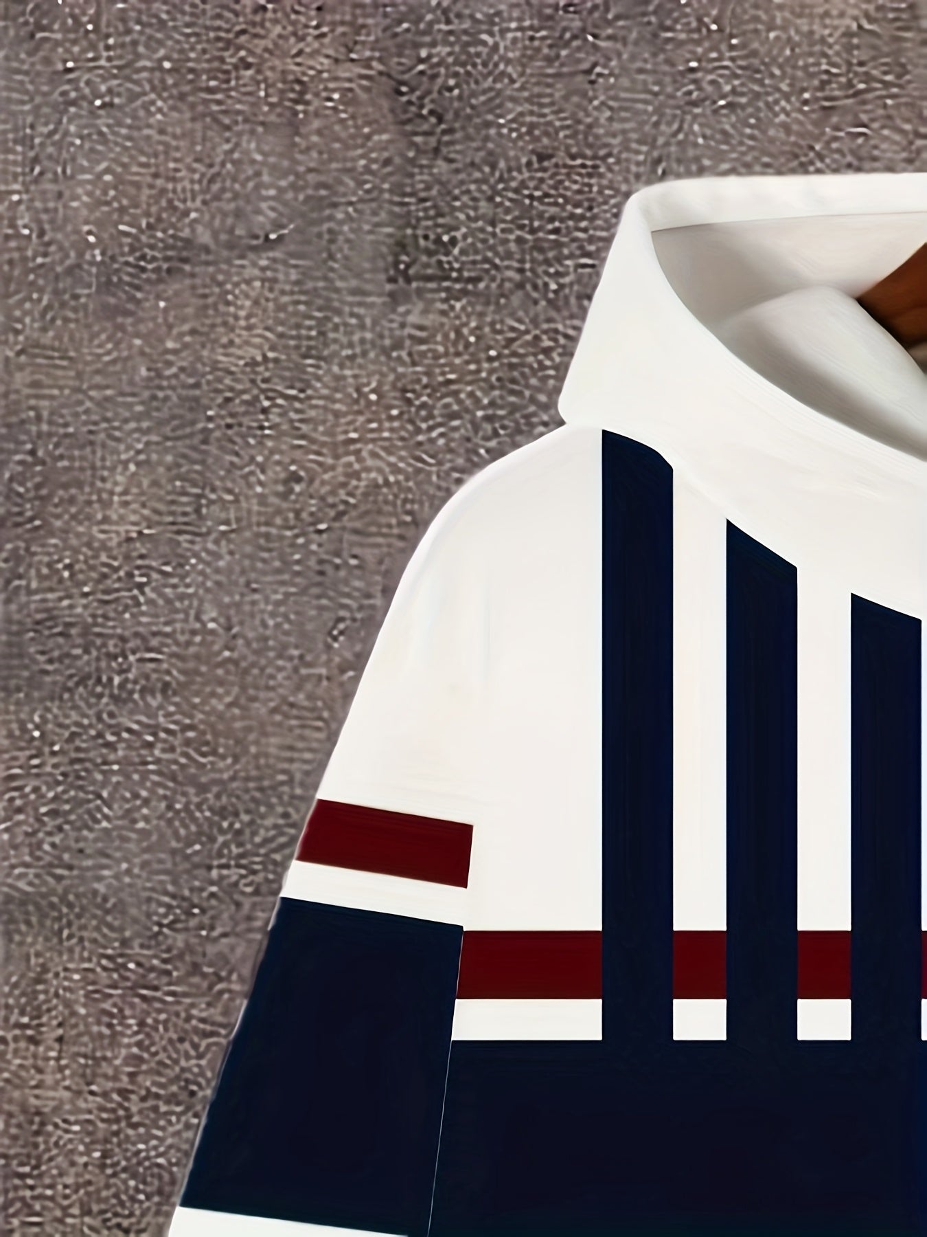 Plus Size 2pcs Men's Fashion Hoodie and Jogger Set with Color Block Stripe Pattern, 3D Print, Perfect for Spring Autumn Winter Wear, Machine Washable, PLUS SIZE