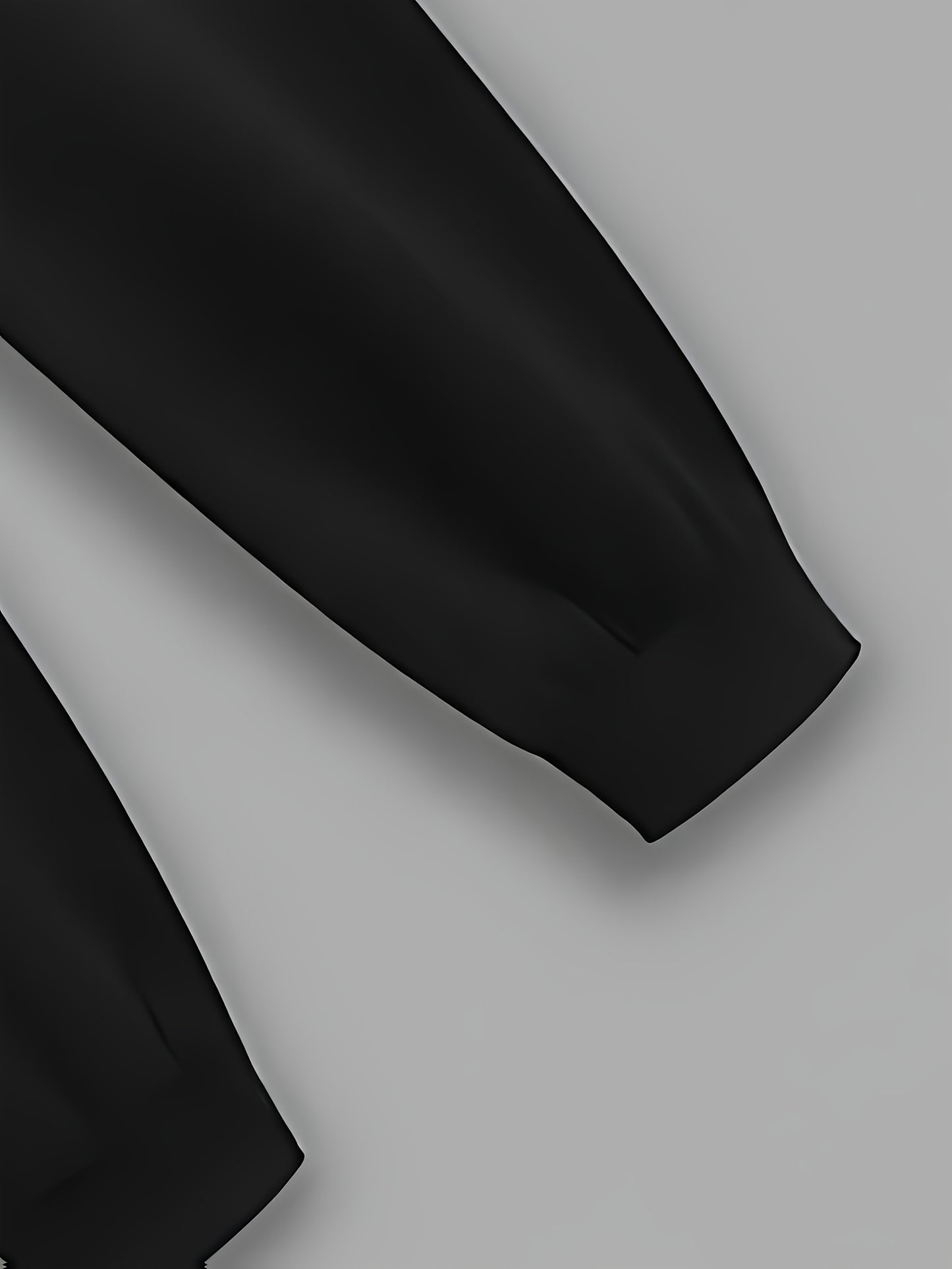 Men'S Casual Athletic Long Sleeve Shirt and Sweatpants Set - Black with White & Red "PARIS" Print, Drawstring Waist, Pockets, Polyester Blend for Golf, Running, Hiking & Outdoor Activities, Golf Attire, Sporty Look, Durable F