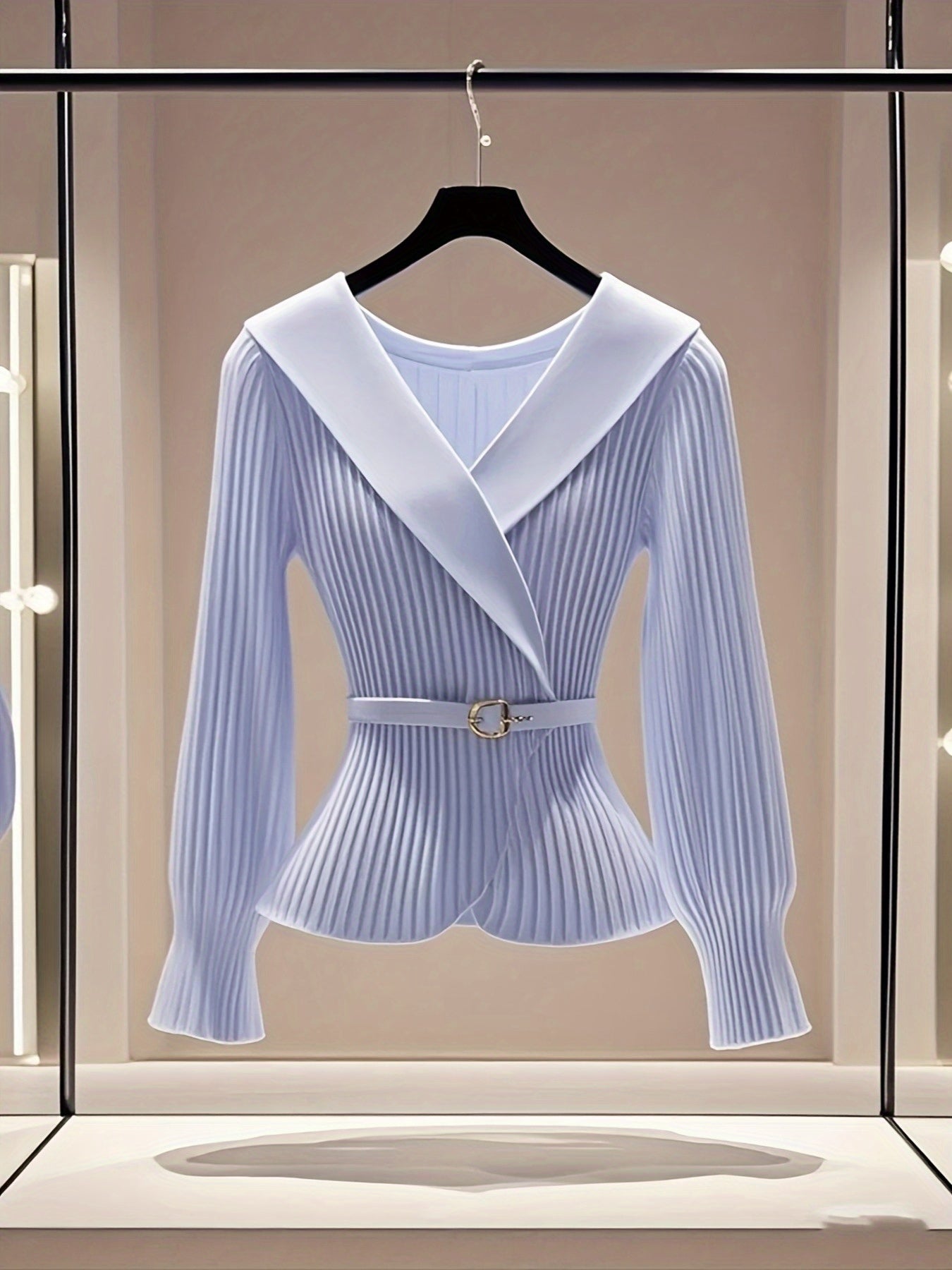 Autumn French Retro Long-Sleeve Sweater, Premium Chic and Stylish Lazy Style Green Fleece