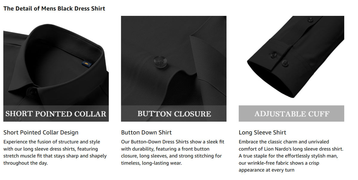 High Stretch Men Business Shirt Long Sleeve Anti-wrinkle Non-ironing Slim Fashion Casual Social Solid Formal Office White Shirt