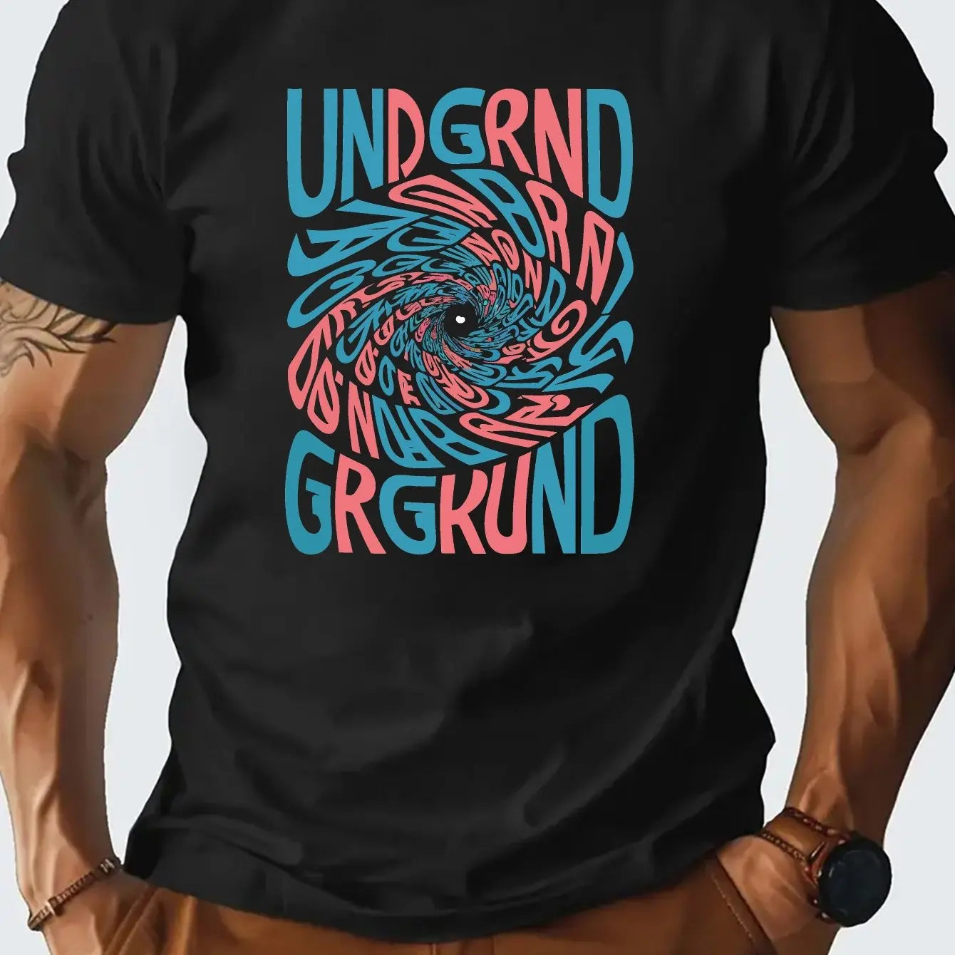 Fashion Print Cotton short-sleeved T-shirt American fashion trendy brand printed bottoming shirt for men and teenagers spring an