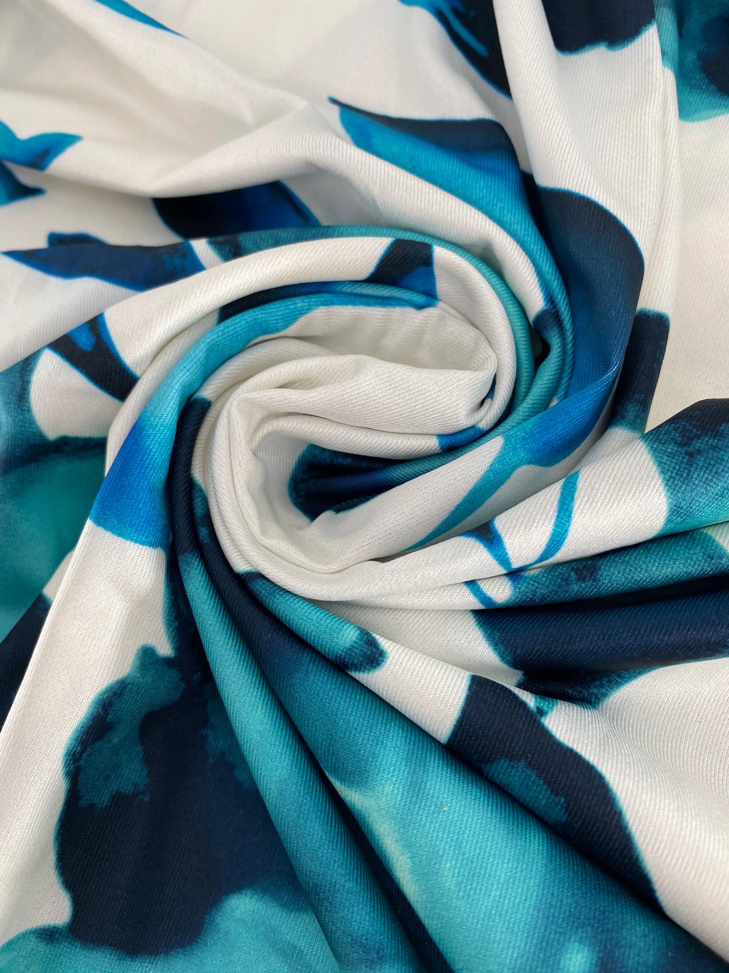 Plus Size Women's Dress Flower Print Round Neck Long Sleeve Elegant Dress