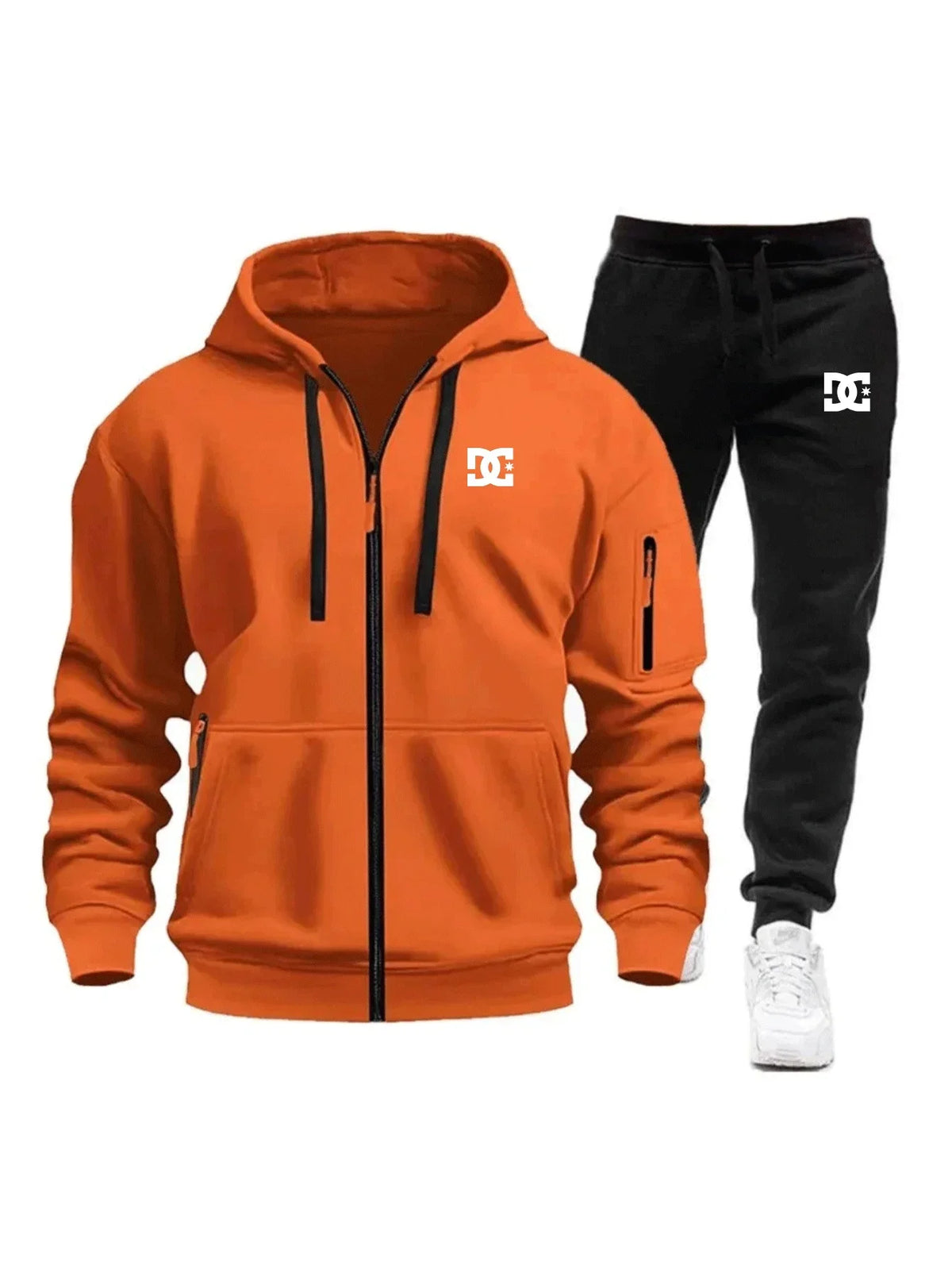 2026 Autumn Winter Men's Clothing Casual Sweatshirt Suit Sweatshirts for Men Daily Tricolor Hoodies Hot Sports Tracksuit Jogging