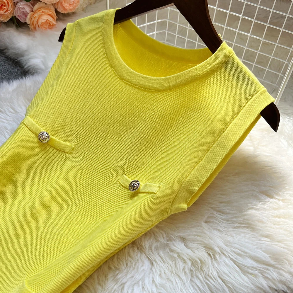 Chic Fashion 2025 Summer Pleated Short Dress Women O-neck Slim Waist A-line Party Dress Streetwear Lady Outfits Vestido