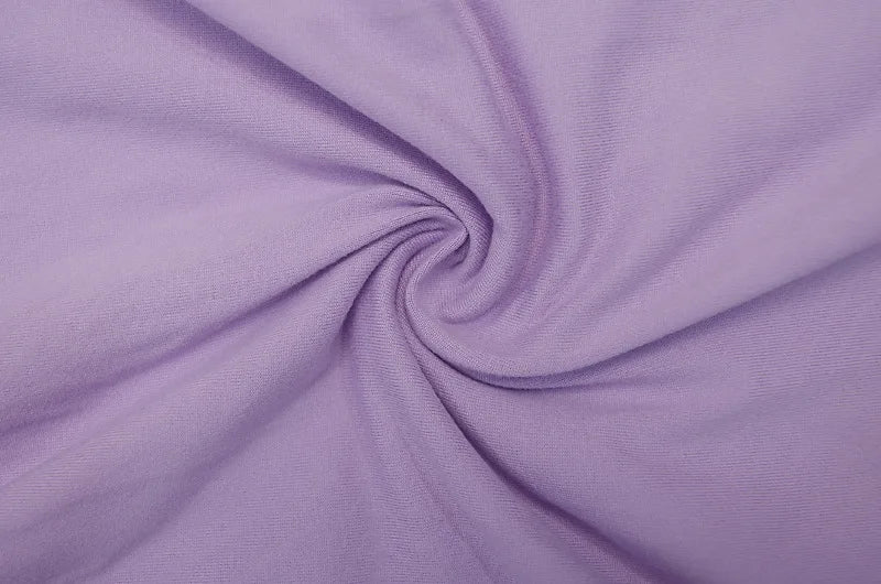 New Dresses 2025 Woman Fashion Summer High-neck Purple Long-sleeved Pleated Tie-up Dress Skirt Women's Clothing