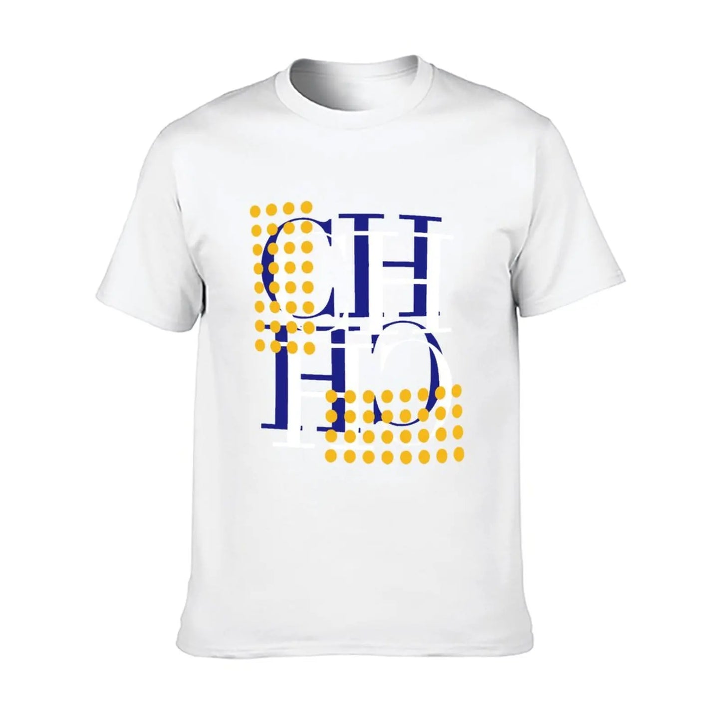 CHCH Men T Shirt Summer Cotton Tops Fashion Tshirts O-neck Round Collar Short-Sleeve Men Top Tees