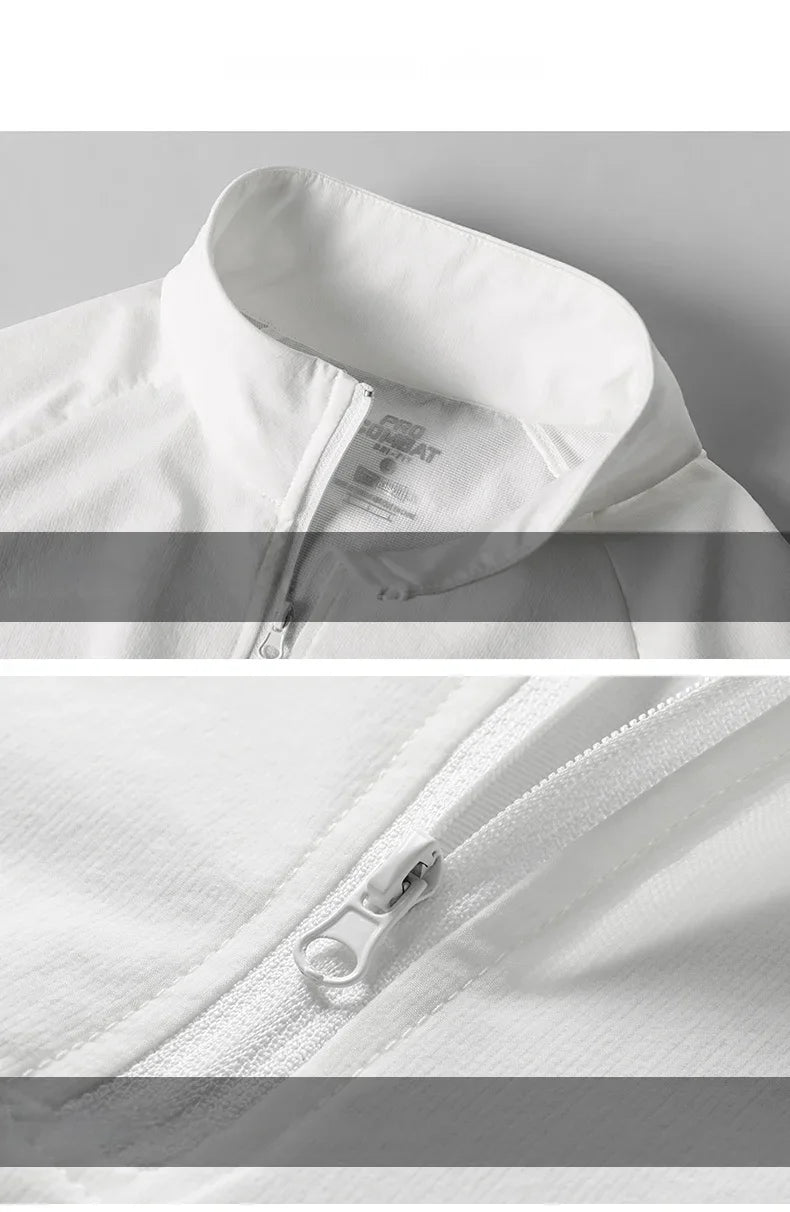 2025 summer Men's Quick Dry Jacket Suit 1-4 piece Outdoor Fitness Running Sets Sports Jogging Pants Workout Clothes Sportswear