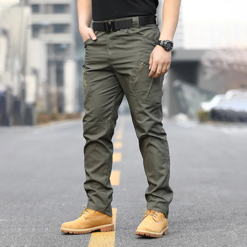 IX9 tactical overalls pants four seasons wear men's assault pants outdoor camouflage training pants wear-resistant multi-pocket