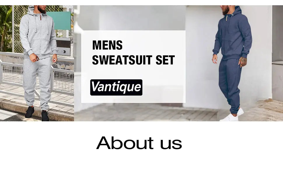 Sweat suits men Tracksuits 2 Piece sets Athletic Jogging suits Hoodie Casual Long Sleeve Zipper Outfits for men