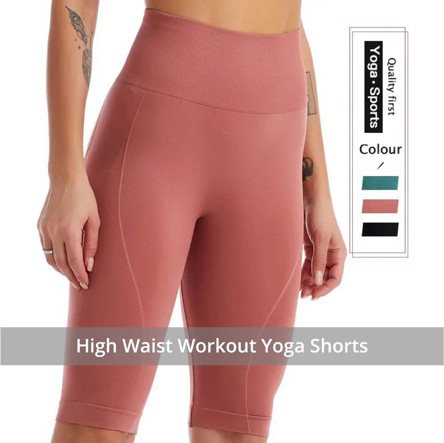 Seamless Yoga Shorts Women Fitness Push Up Trainning Quick Dry Sportwear Shorts Casual Tummy Control Gym Cycling Shorts Female