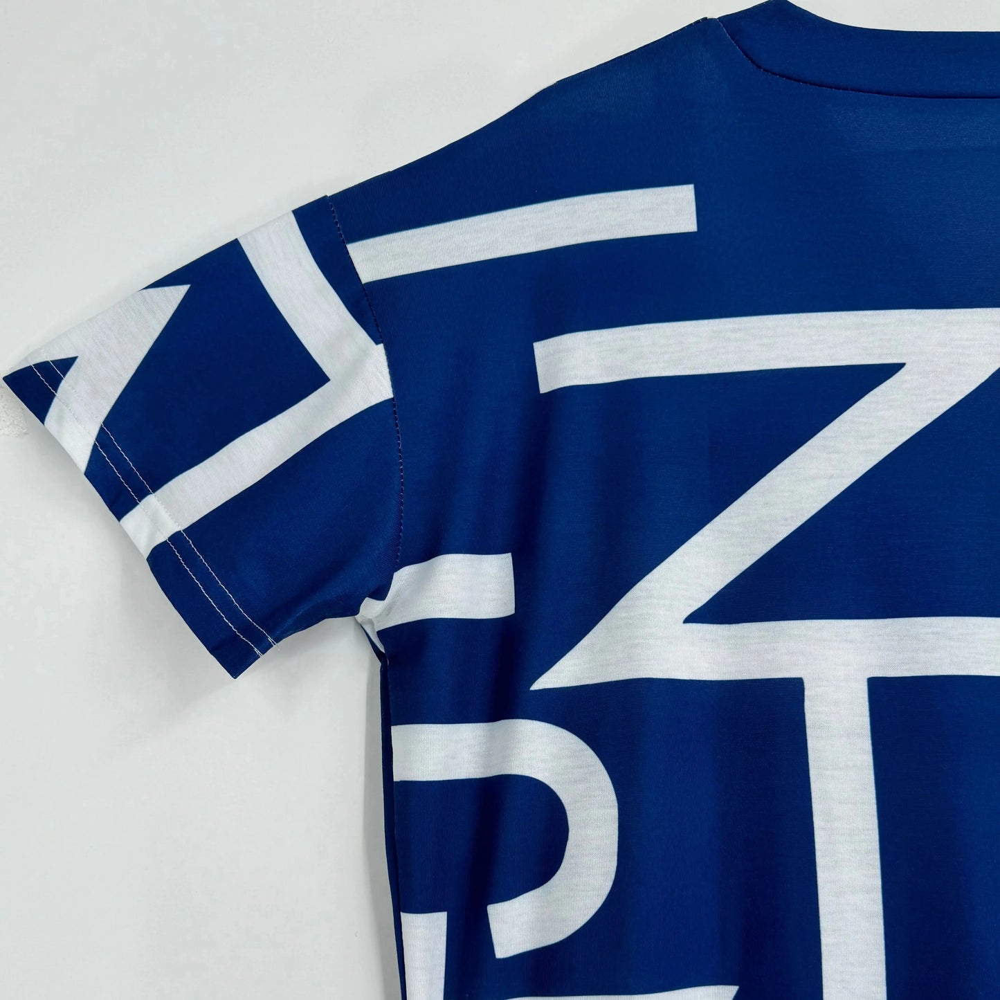 Fashionable slim large size women's geometric letter printed shorts loose and comfortable V-neck dress pencil skirt