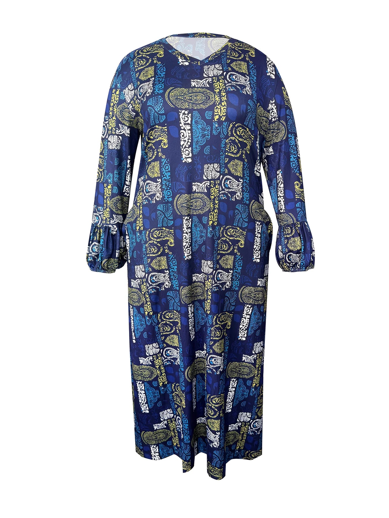 Plus size V-neck dress