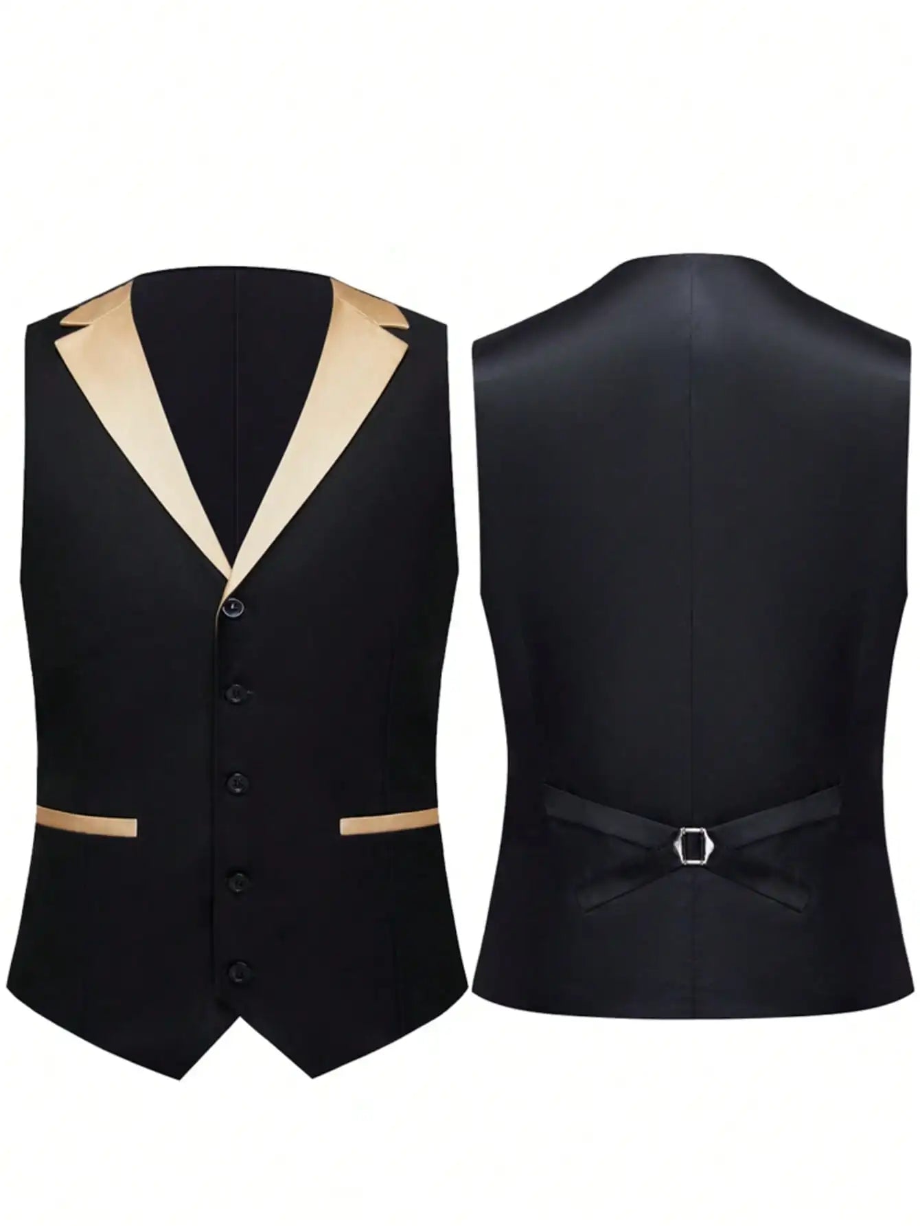 Mens 3 Piece Suit Tuxedo, Slim Suit Set, Blazer Vest And Pants For Prom Wedding