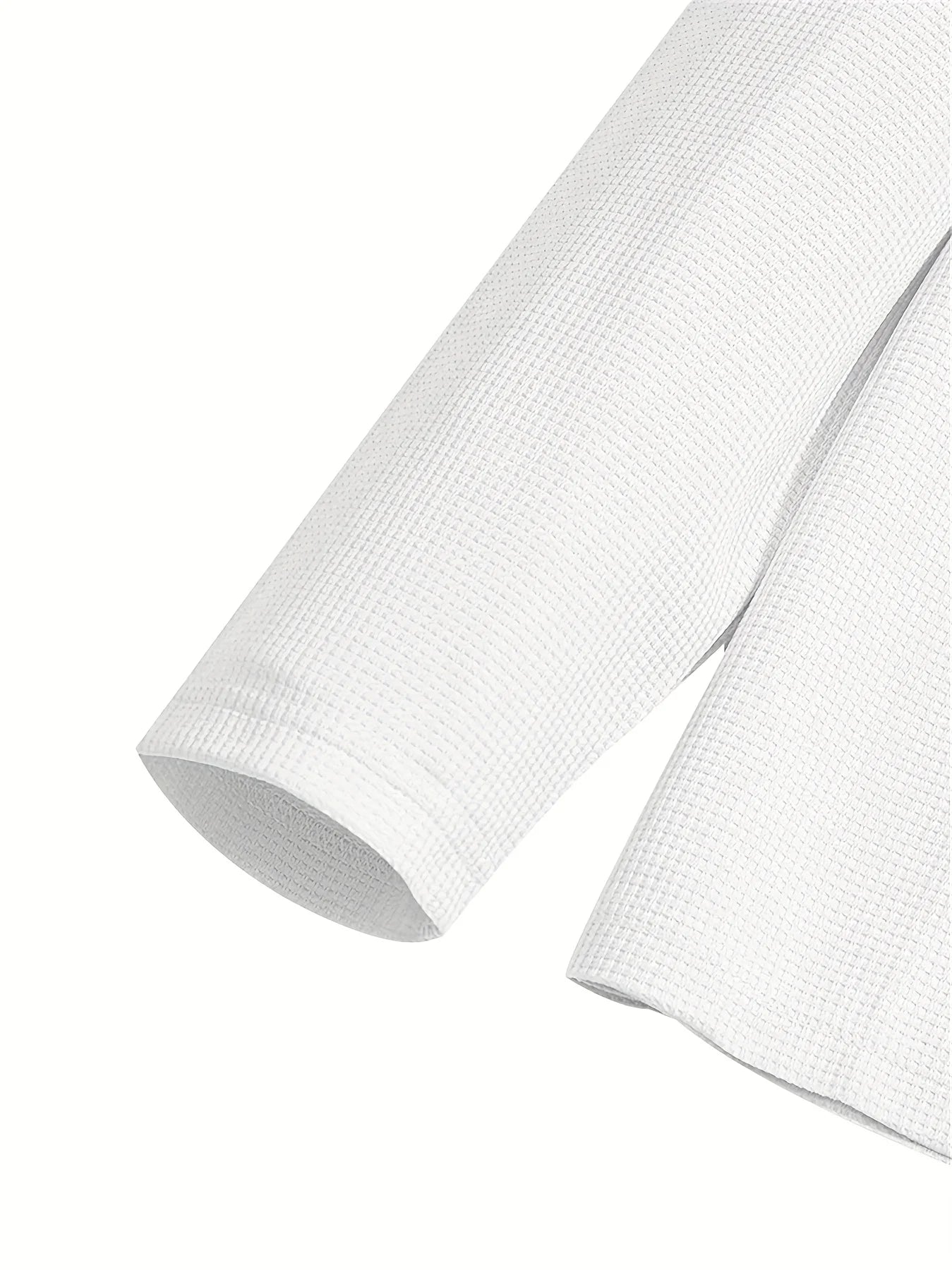 The new men's spring and autumn Waffle long-sleeved and long pants sportswear and casual set is made of comfortable and breatha