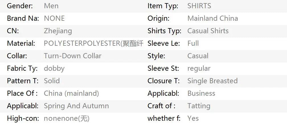 Bussiness Men's Dress Shirt, Contrast Inner Collar Cuff and Placket, Long Sleeve Button Up Shirt with V Notch Pocket for Formal