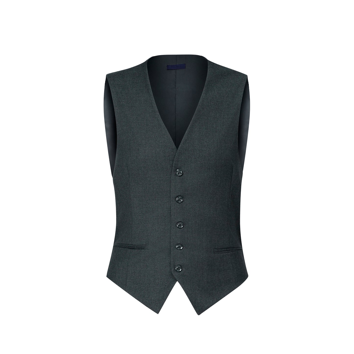 3-Piece Blazer Dress Business Wedding Suit Set for Men Party Black Jacket Vest & Pant Men’s Slim Fit Suit Formal Two Button