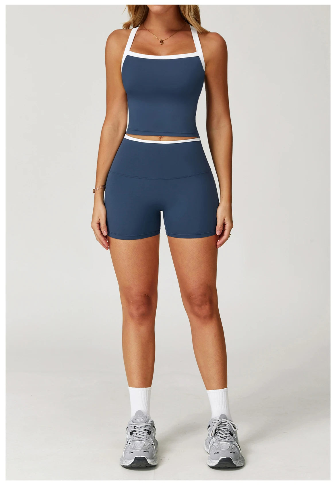 Women Tracksuit 2PCS Yoga Set Nude Feeling Workout Sets Gym Clothes Push Up Fitness Running Sportwear Sport Bra Leggings Suit