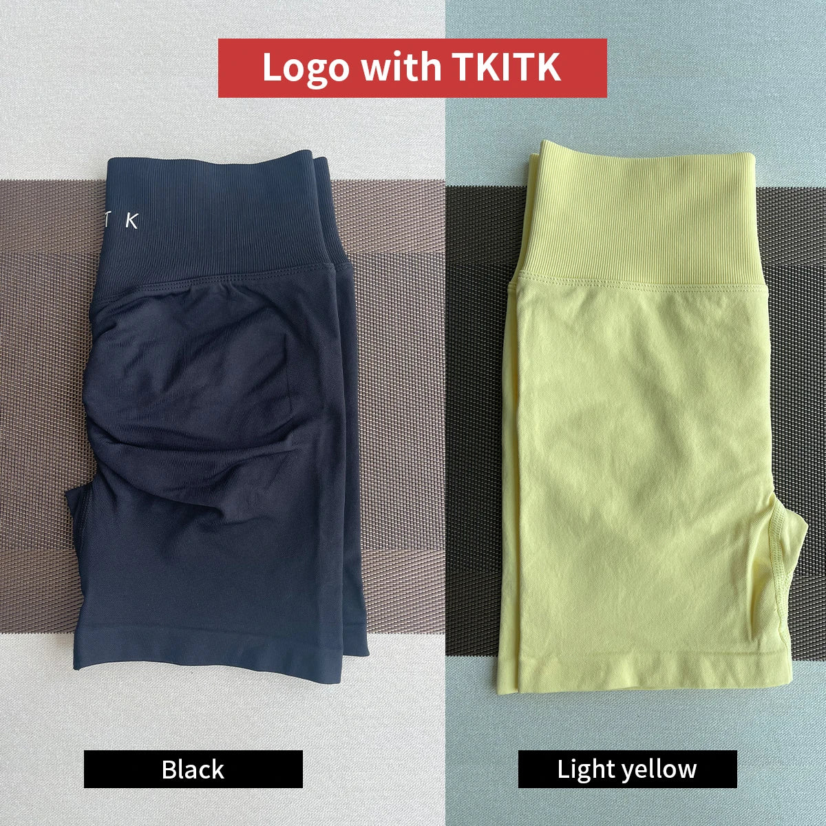 Newly listed price 2 Pcs TKITK Shorts Pro Solid Seamless Women Soft Fitness Outfits Yoga shorts Gym Running Bike Wear