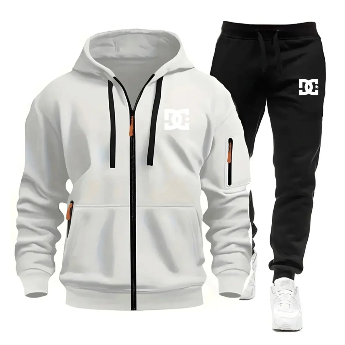 2026 Autumn Winter Men's Clothing Casual Sweatshirt Suit Sweatshirts for Men Daily Tricolor Hoodies Hot Sports Tracksuit Jogging