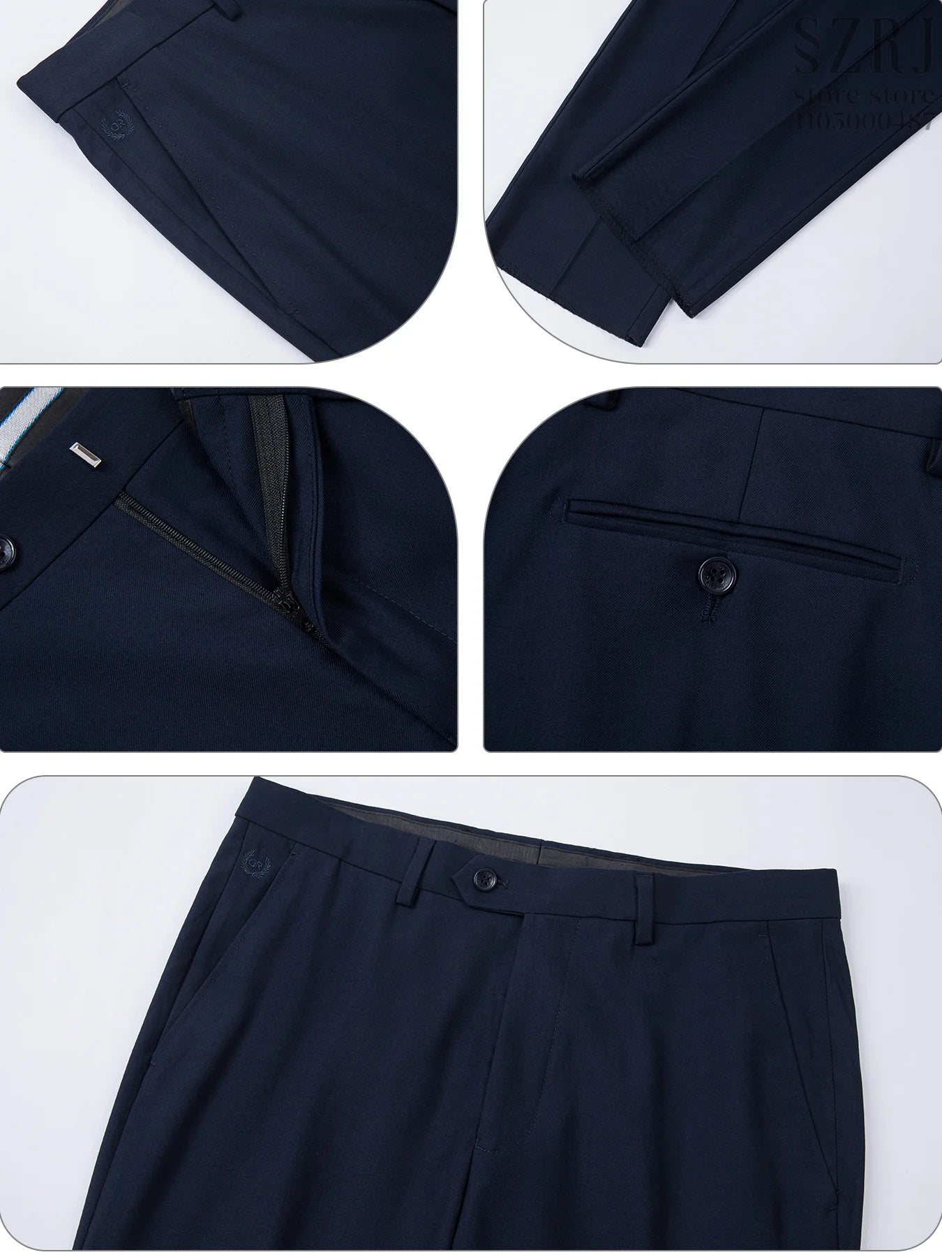 Men's 3 - Piece Suit Set, Featuring Decorative Lapel Design, Includes Jacket, Vest & Pants, Ideal for Formal Occasions,Wedding