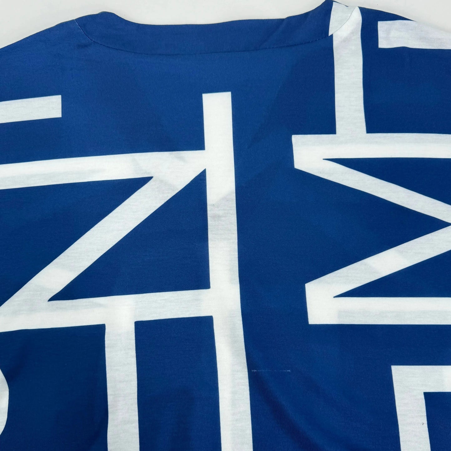 Fashionable slim large size women's geometric letter printed shorts loose and comfortable V-neck dress pencil skirt