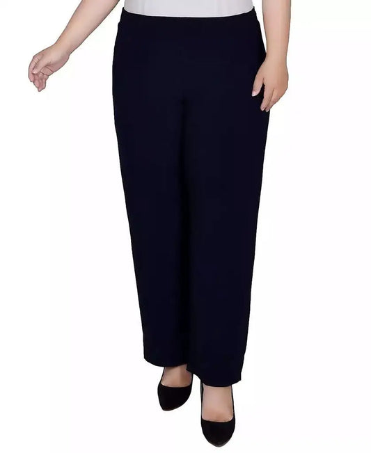 NY Collection | Plus Size Pull-On Wide-Leg Pants