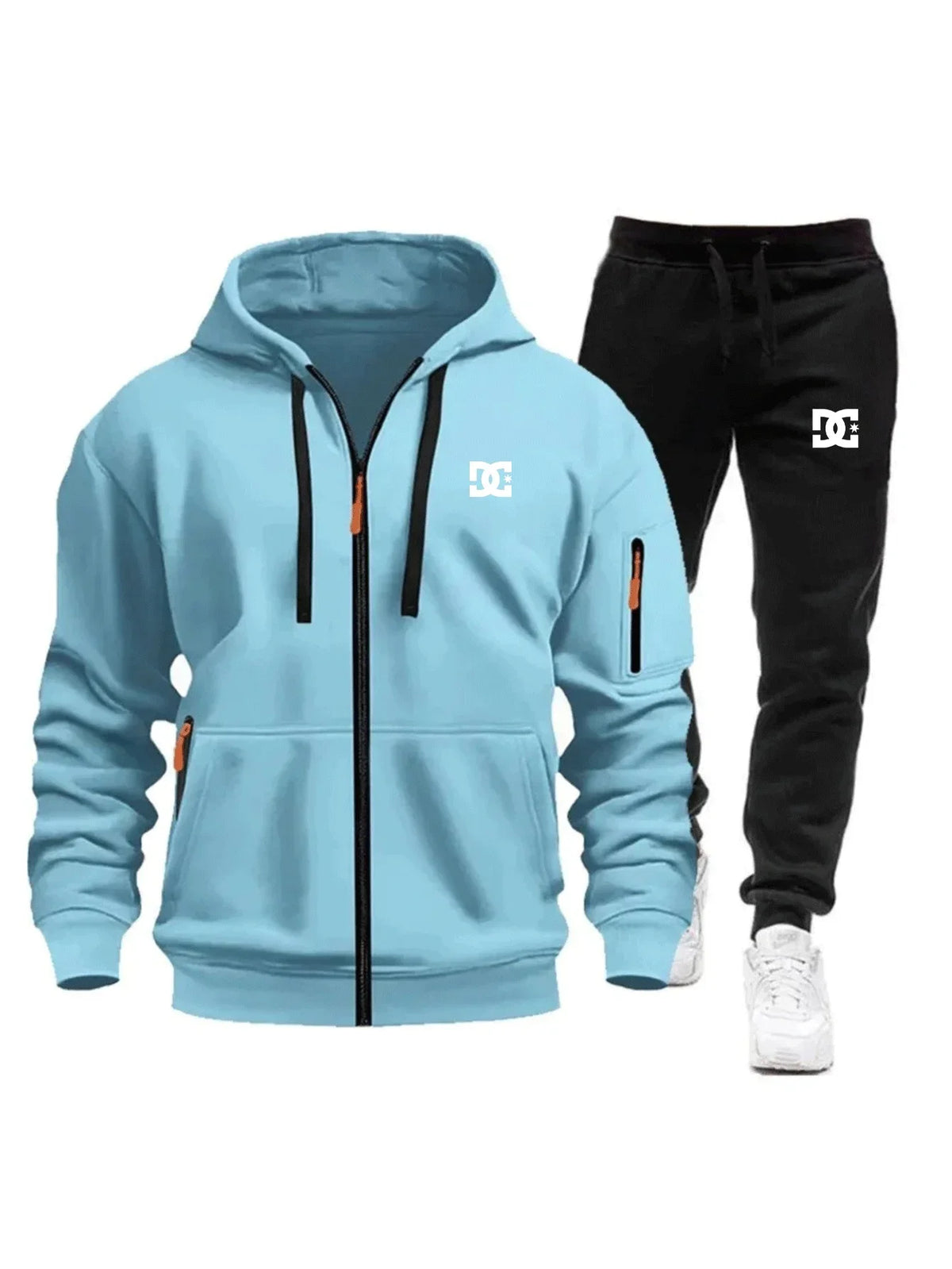 2026 Autumn Winter Men's Clothing Casual Sweatshirt Suit Sweatshirts for Men Daily Tricolor Hoodies Hot Sports Tracksuit Jogging
