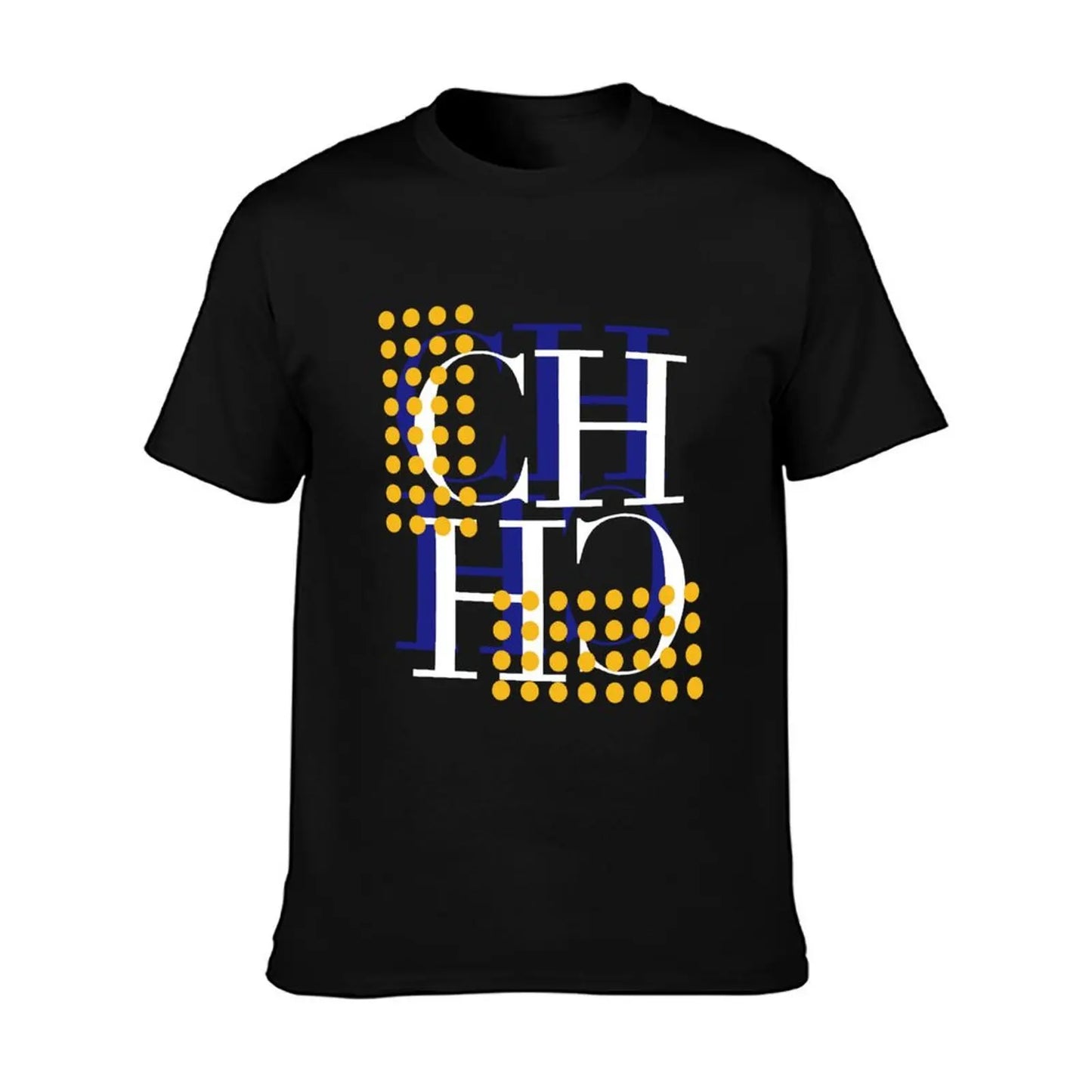 CHCH Men T Shirt Summer Cotton Tops Fashion Tshirts O-neck Round Collar Short-Sleeve Men Top Tees