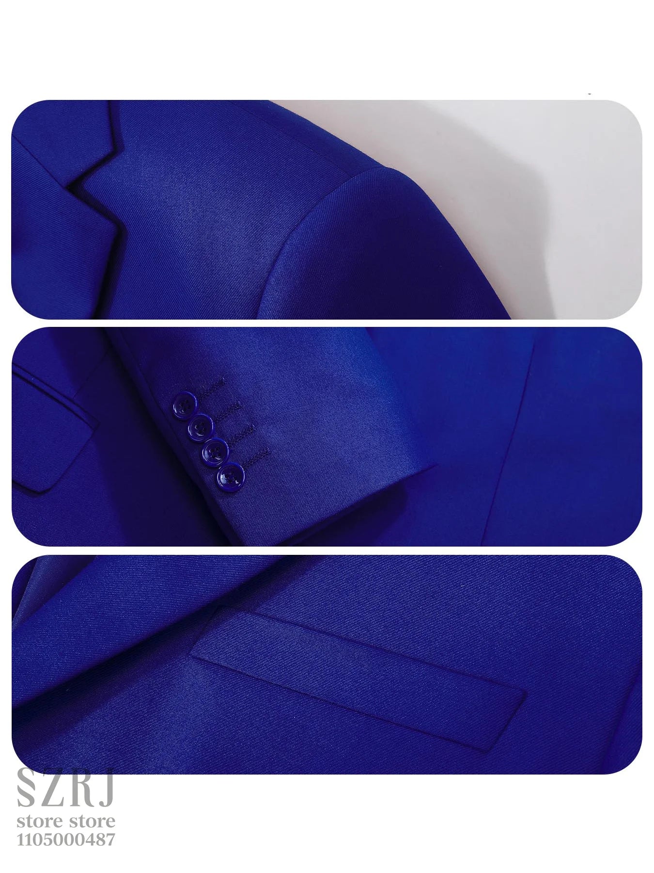 4pcs Men's Formal Suit Set: Tuxedo, Vest, Pants, Belt with .Classic Elegant Attire for Business, Party, Banquet, Job Interview