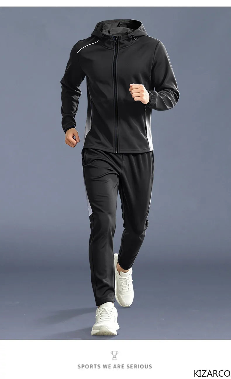 2026 Workout Men Quick Dry Running Sets Breathable Tracksuit Style Training Apparel for Plus Size Men Outdoor Sports Activities