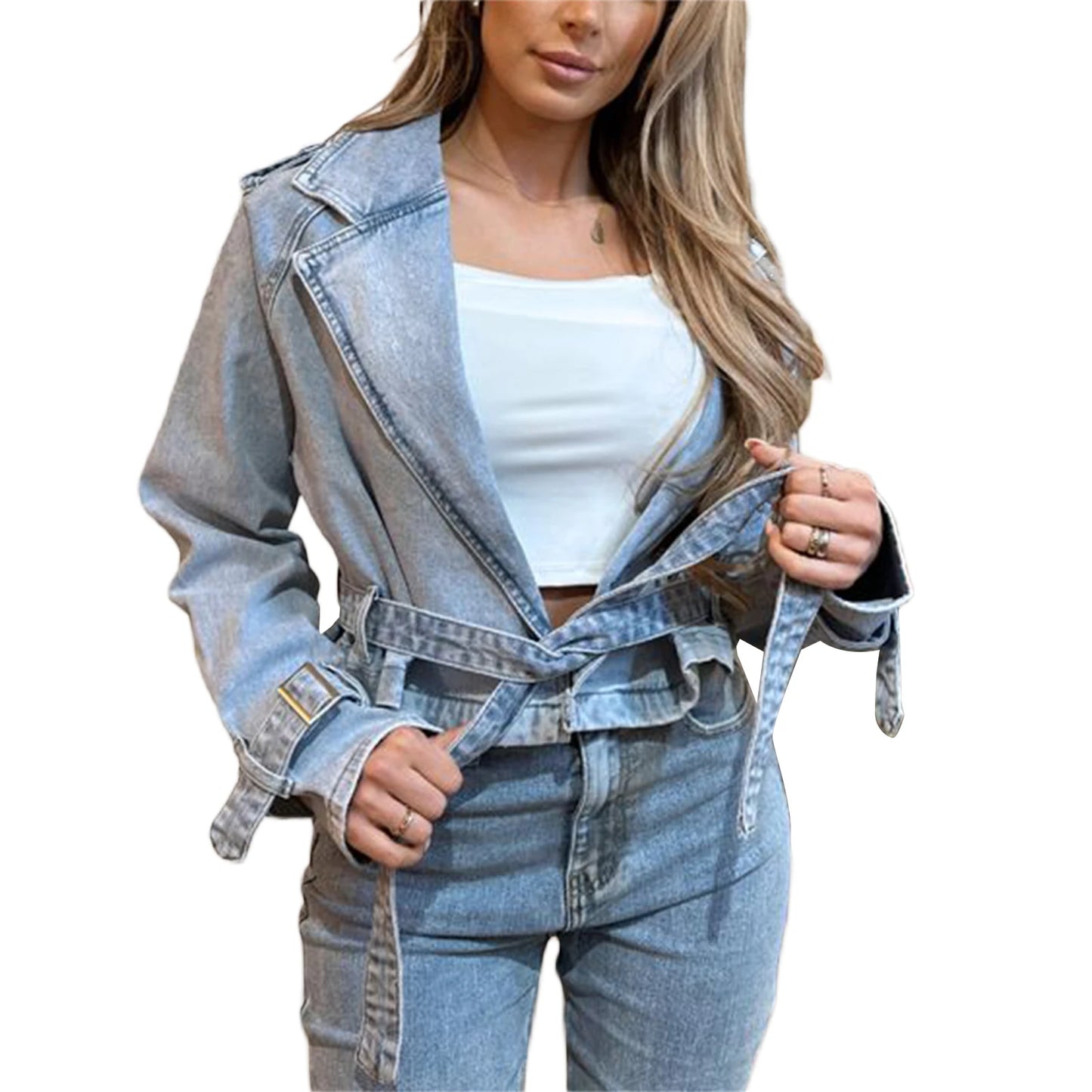 Stylish Women s Denim Jacket for Autumn Fashionistas with a Flawless Fall Look