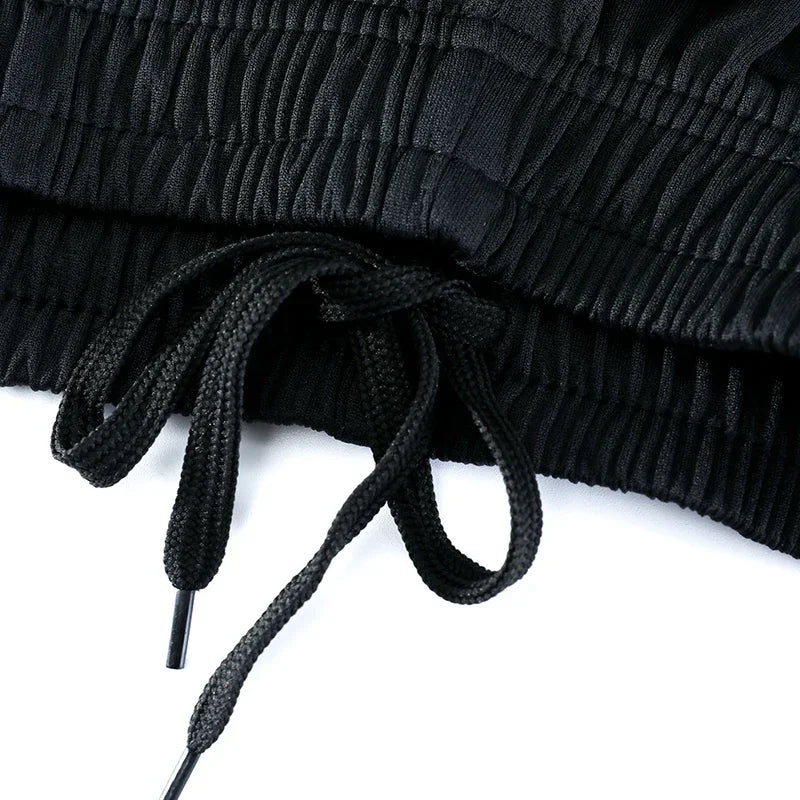 Men's Running Set Summer Quick Drying Sweat-absorbing Short Sleeved T-shirt Shorts Sports Suit Two-piece Set Men