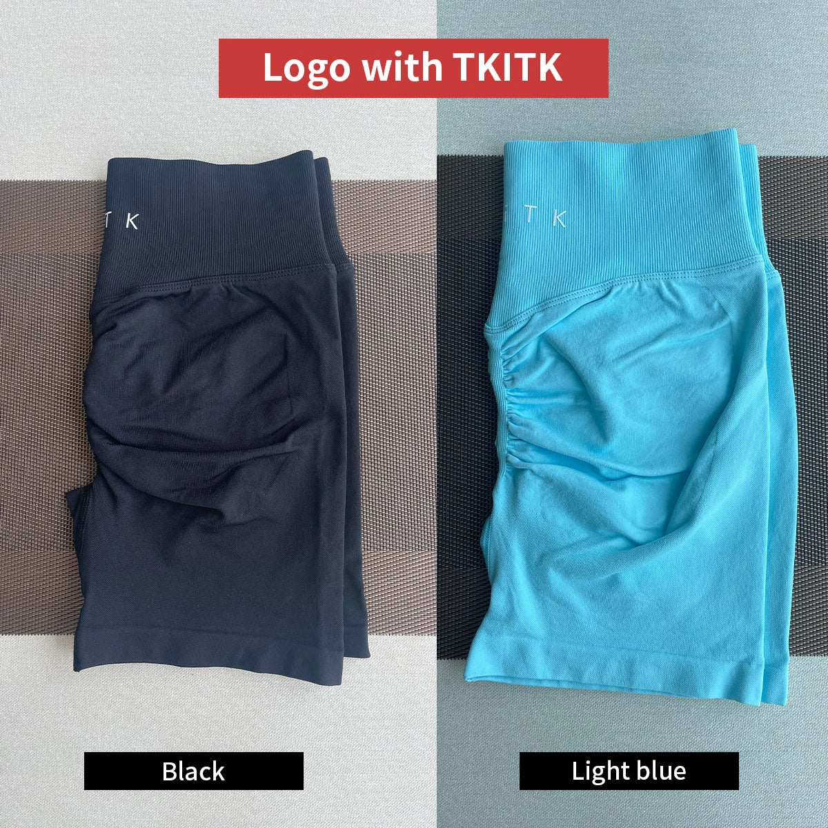 Newly listed price 2 Pcs TKITK Shorts Pro Solid Seamless Women Soft Fitness Outfits Yoga shorts Gym Running Bike Wear