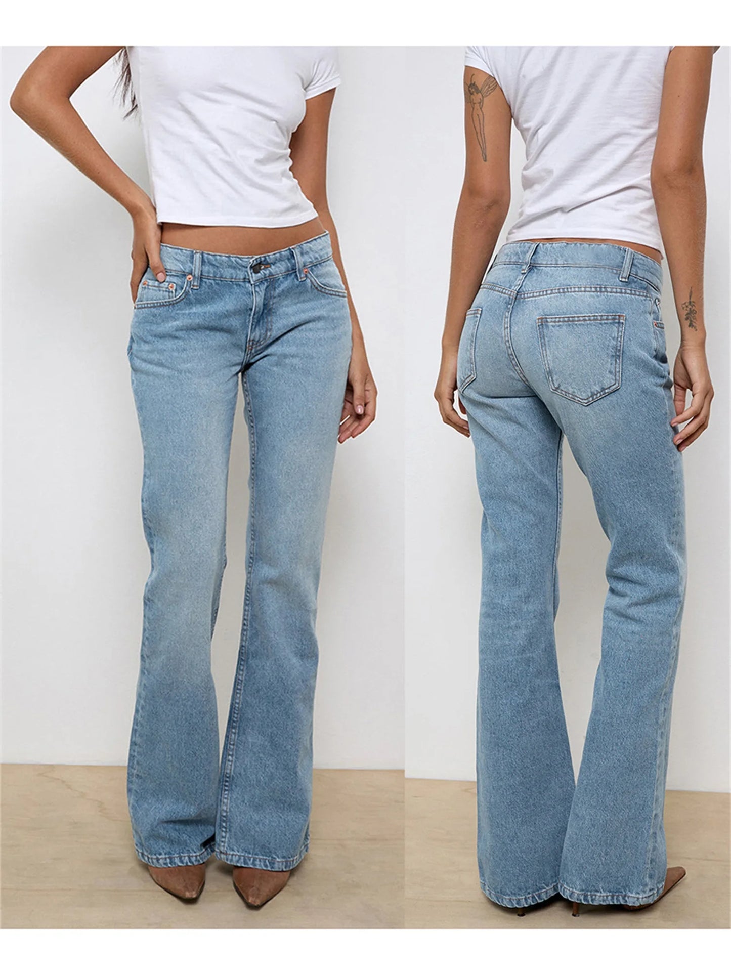 Women s Skinny Jeans High Waist Stretch Denim Pants with Distressed Details and Frayed Hem for Casual Chic Style