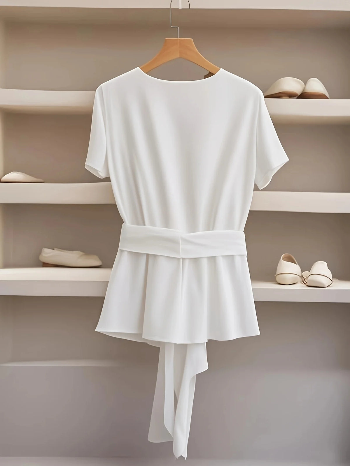 2026 Summer Set for Women A New 2025 Style Slimming and Stylish French Solid Color Top and Pants Two-Piece Set
