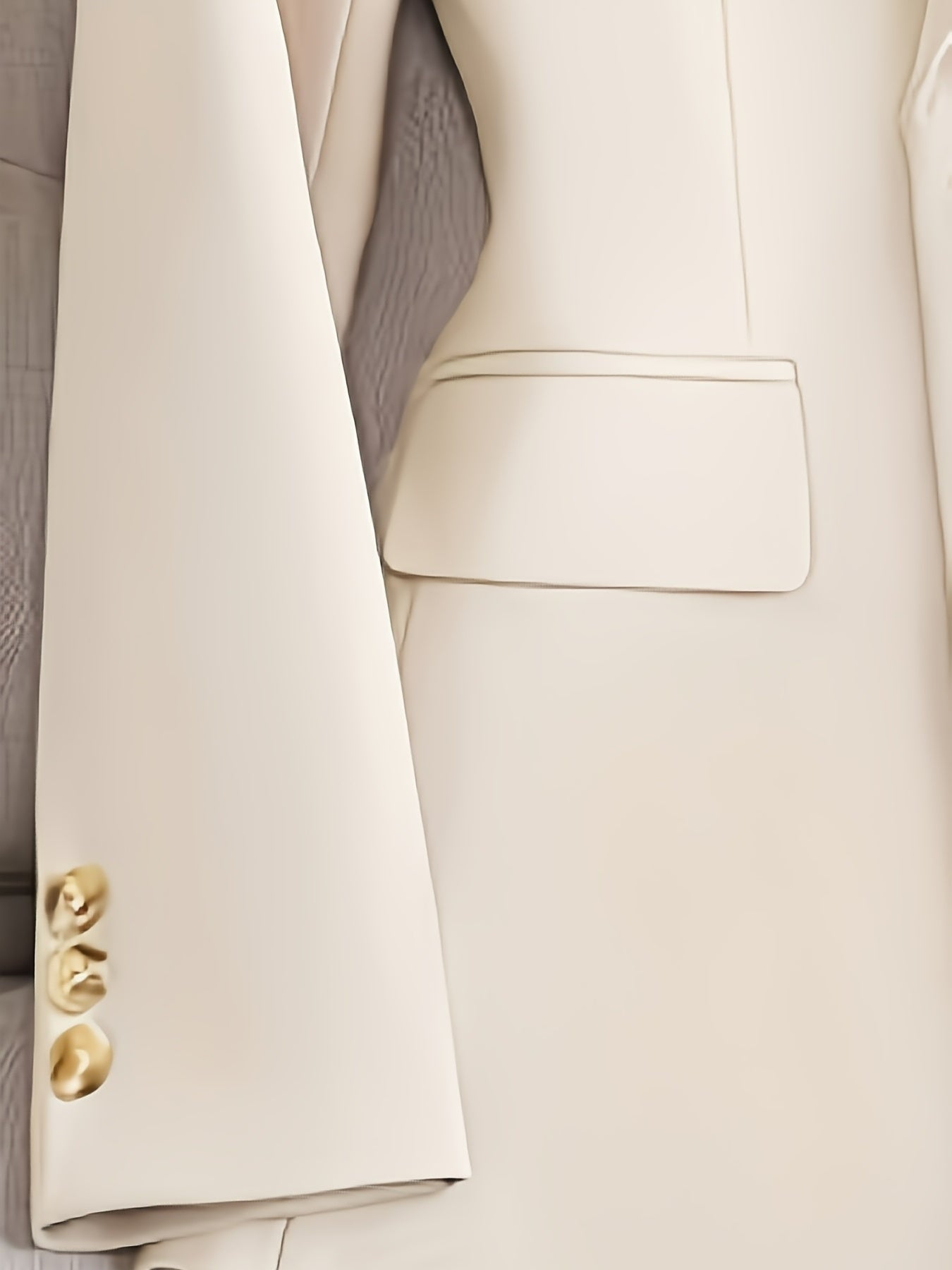 Women's Elegant Blazer - Business & Formal Attire, Structured H-Silhouette Jacket with Notch Lapel, Non-Stretch Office Coat for Professional, Wedding, or Everyday Outfits - Spring/Fall/Summer Jacket, Blazer Or Dress Jacket, P