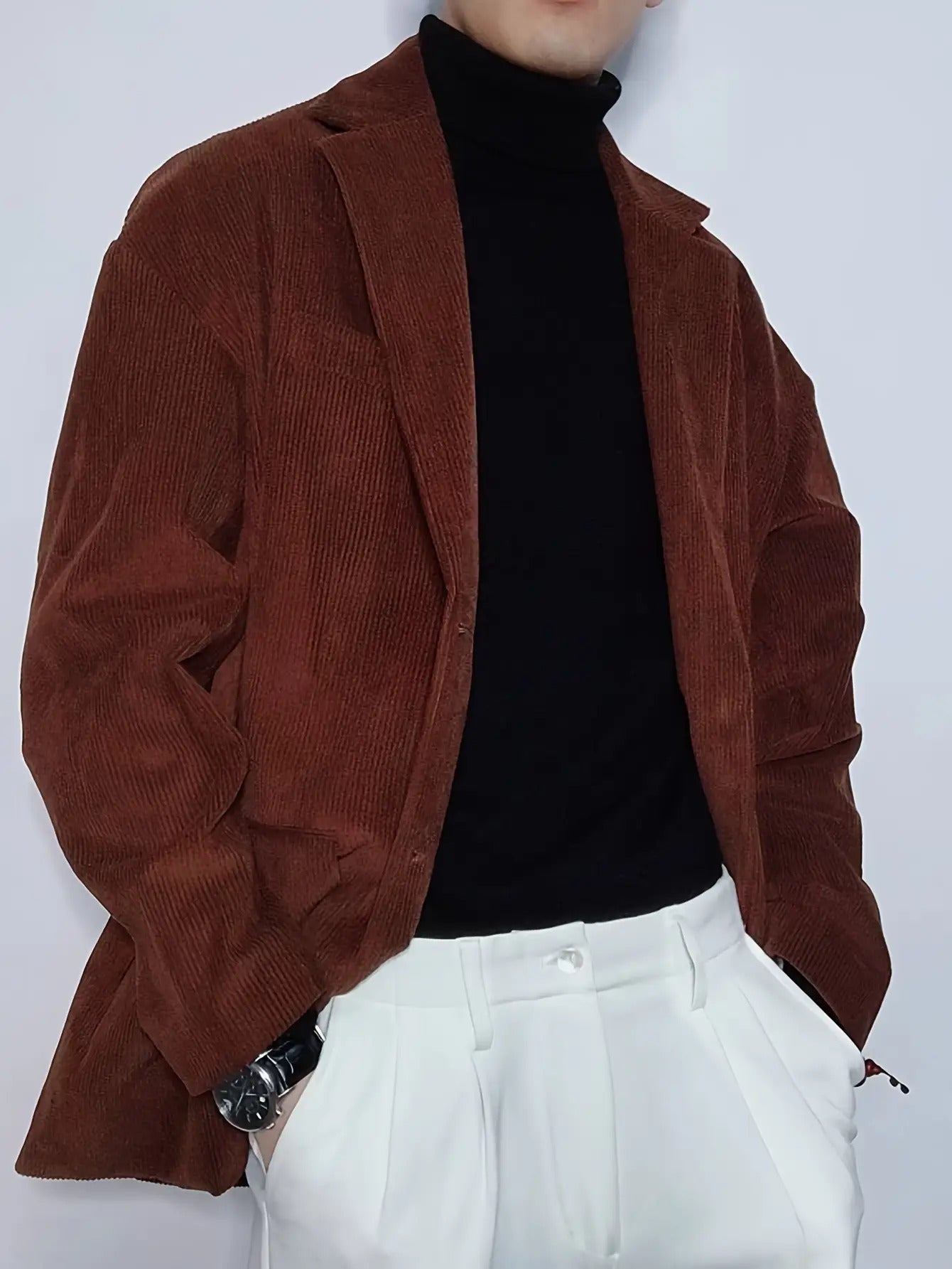 1 Basic Men's Turtleneck Sweater - Solid Color Winter Warm, Stretchy and Breathable, Casual and Formal Elegant Sweater, Black, White, Grey for Casual and Formal Occasions