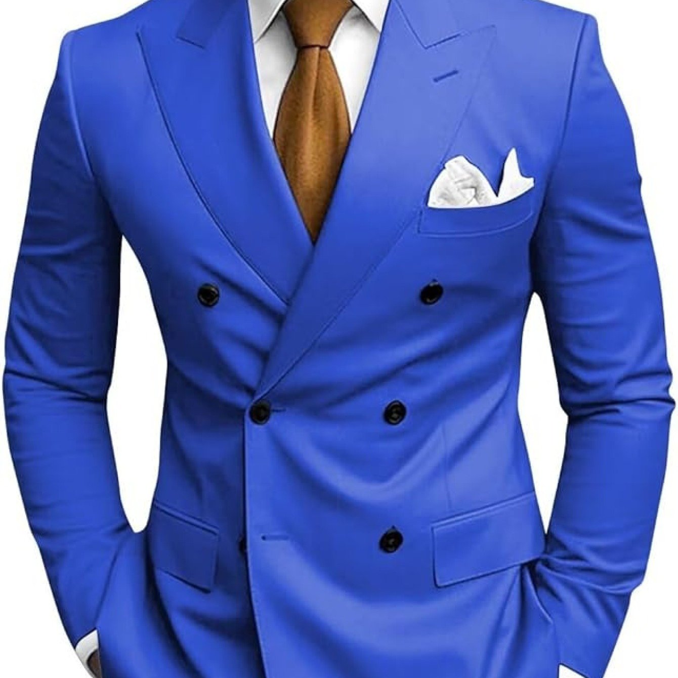 Men'S Two-Piece Casual Suit, Striped Casual Suit, Wedding Casual Texture, Single Western Top, Internet Famous, Same Style, Three-Dimensional Cutting, Comfortable Ventilation, Suitable for Dating, PLUS SIZE