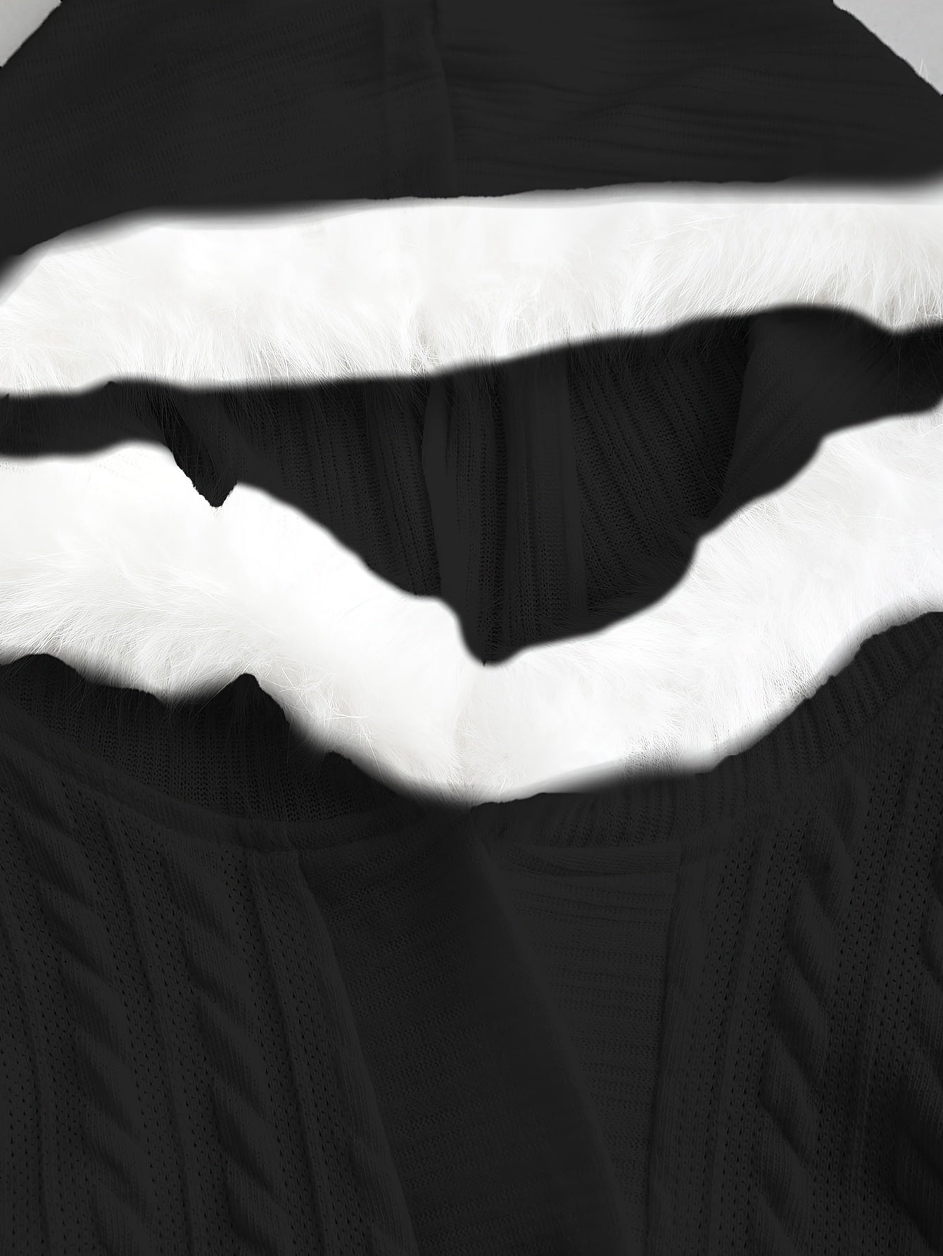 Y2K Cable Plaid Patchwork Hooded Button-Up Long Cardigan