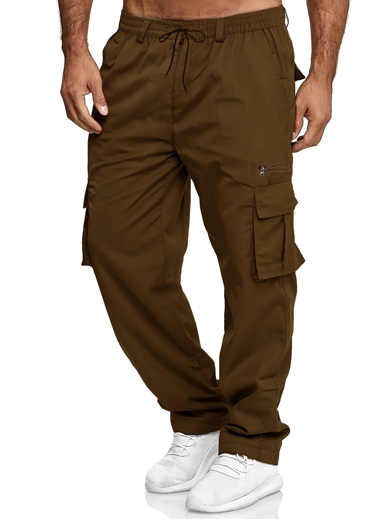 Large Size Men's Work Pants Three-Piece Set