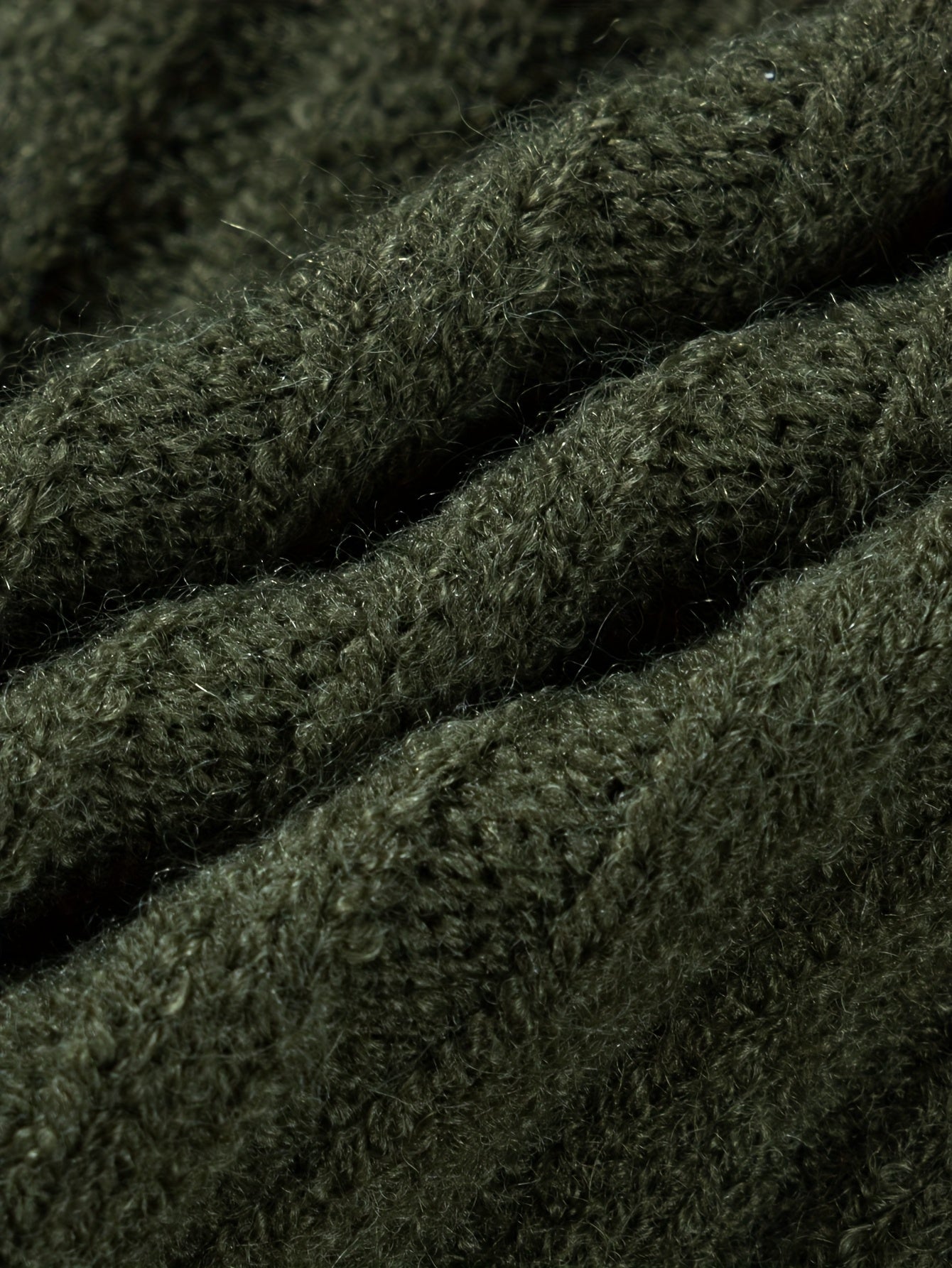 Autumn French Retro Long-Sleeve Sweater, Premium Chic and Stylish Lazy Style Green Fleece