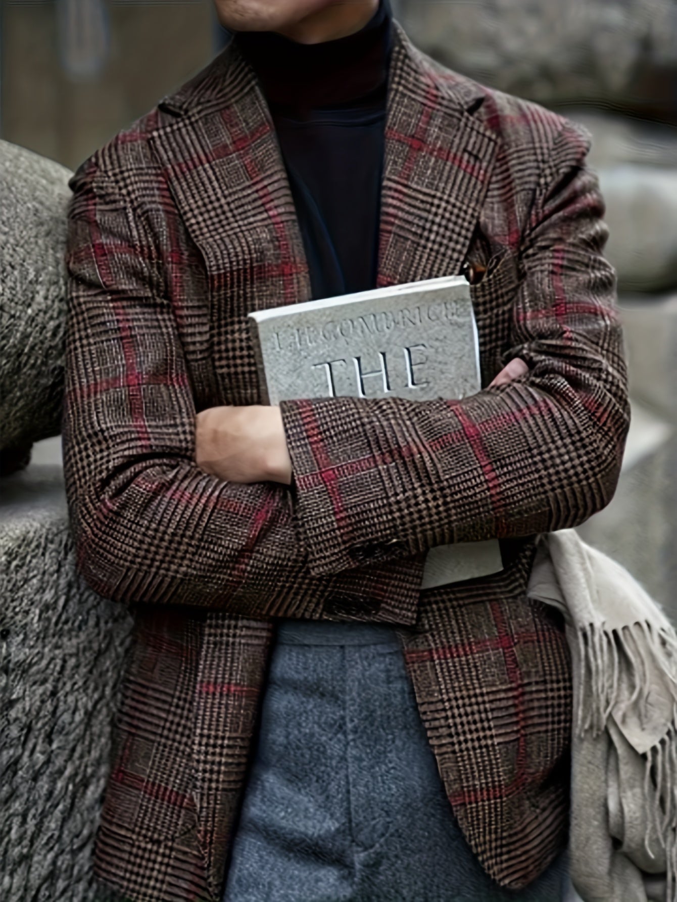 1 Basic Men's Turtleneck Sweater - Solid Color Winter Warm, Stretchy and Breathable, Casual and Formal Elegant Sweater, Black, White, Grey for Casual and Formal Occasions