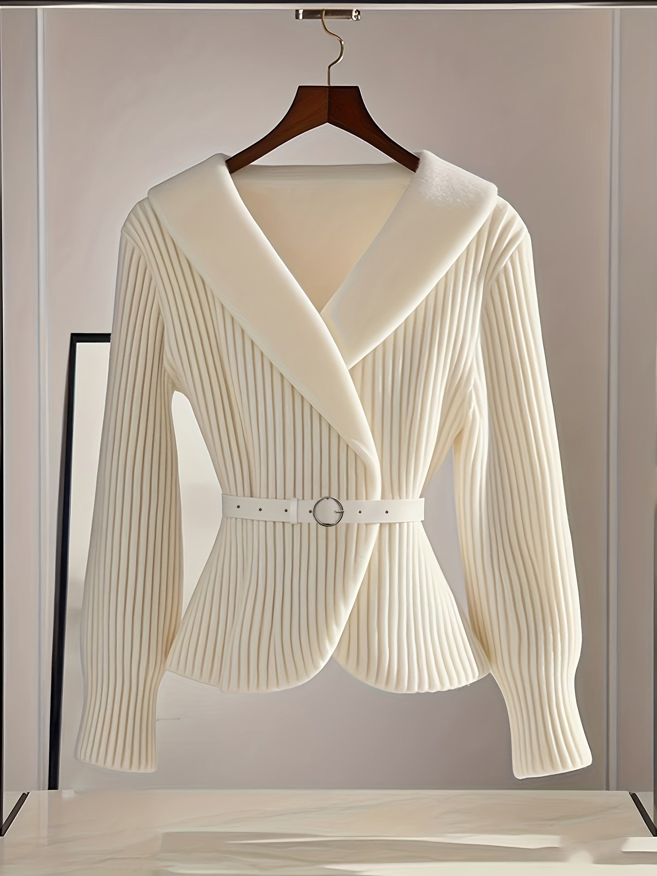 Autumn French Retro Long-Sleeve Sweater, Premium Chic and Stylish Lazy Style Green Fleece