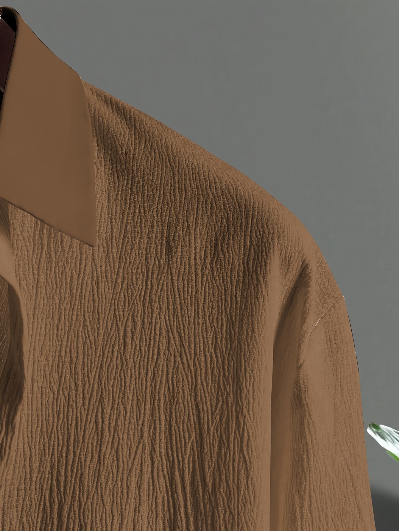 Plus Size Men'S Casual Knit Set - All-Over Gradient Print Long Sleeve Shirt & Pants, Comfortable Stretch Fabric, Breathable & Machine Washable, Regular Fit with Pockets, PLUS SIZE