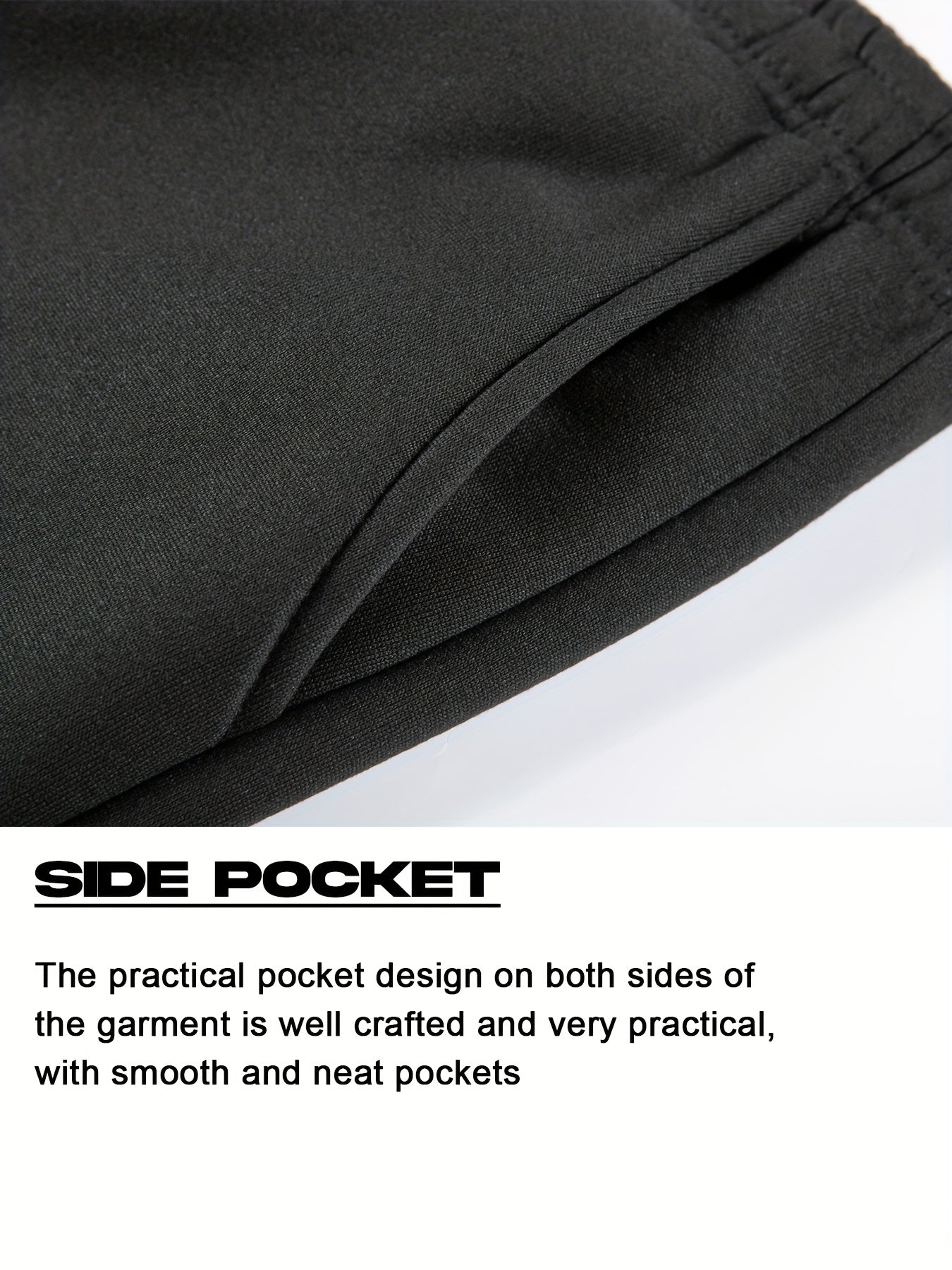 [Retro Casual Suit] Mens Fashionable Retro Casual Suit | Small Stand-up Collar Half-Zip Sweatshirt Plus Multi-Pocket Work Pants Set - Street Trendy Sports Suit Mens Outdoor Jogging Fitness Commuting All-Purpose Casual Sports