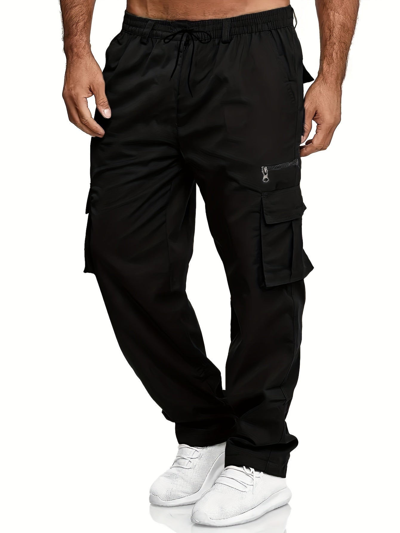 Large Size Men's Work Pants Three-Piece Set