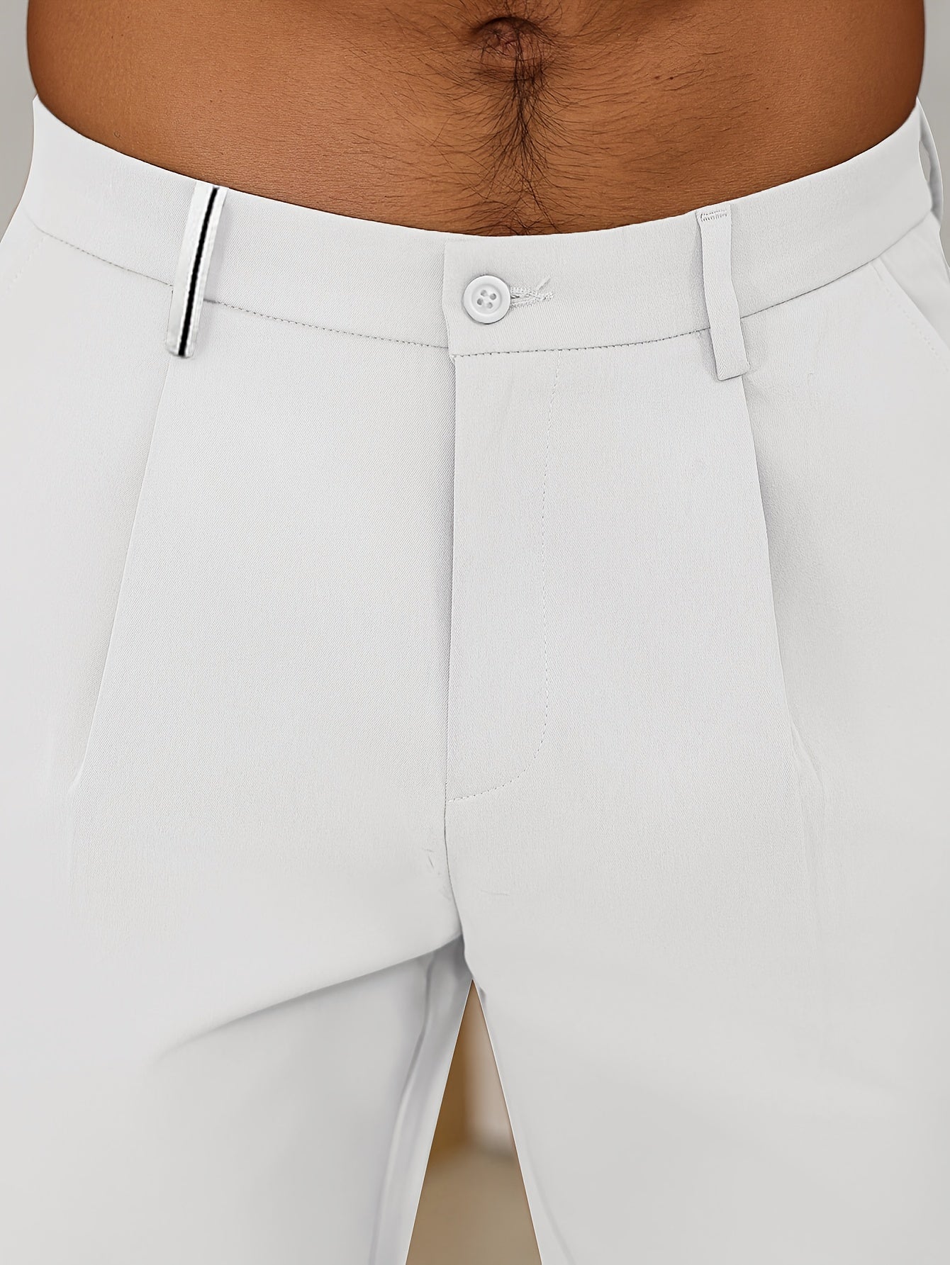 Men'S Plus Size Formal & Business Casual Pants - Non-Stretch Office Trousers with Button Closure, Classic Regular Fit, All-Season Formal & Everyday Professional Attire - Ideal Gift for Men, Workwear Essentials, Tailored Look,