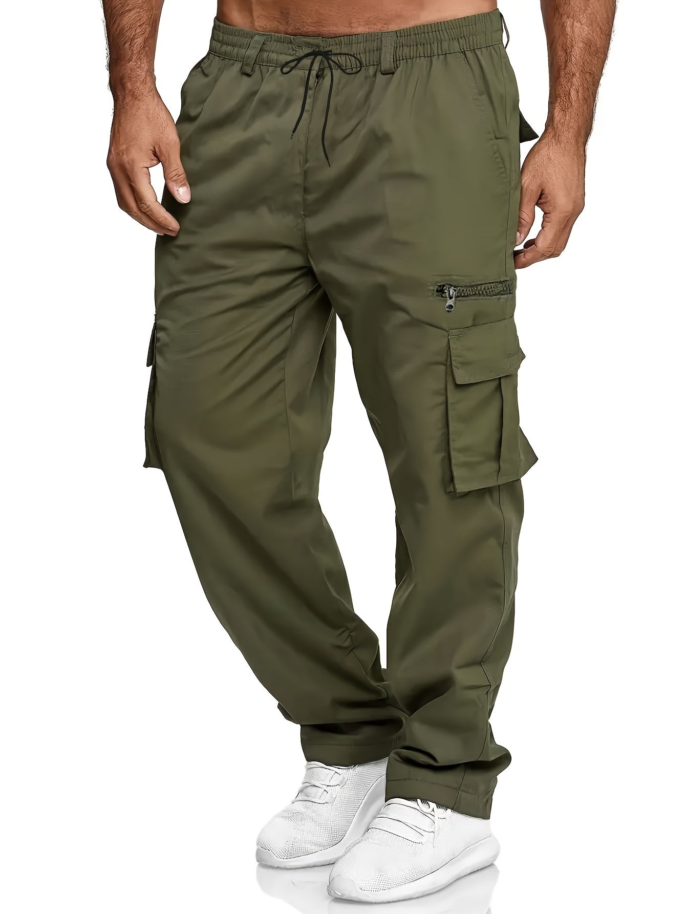 Large Size Men's Work Pants Three-Piece Set