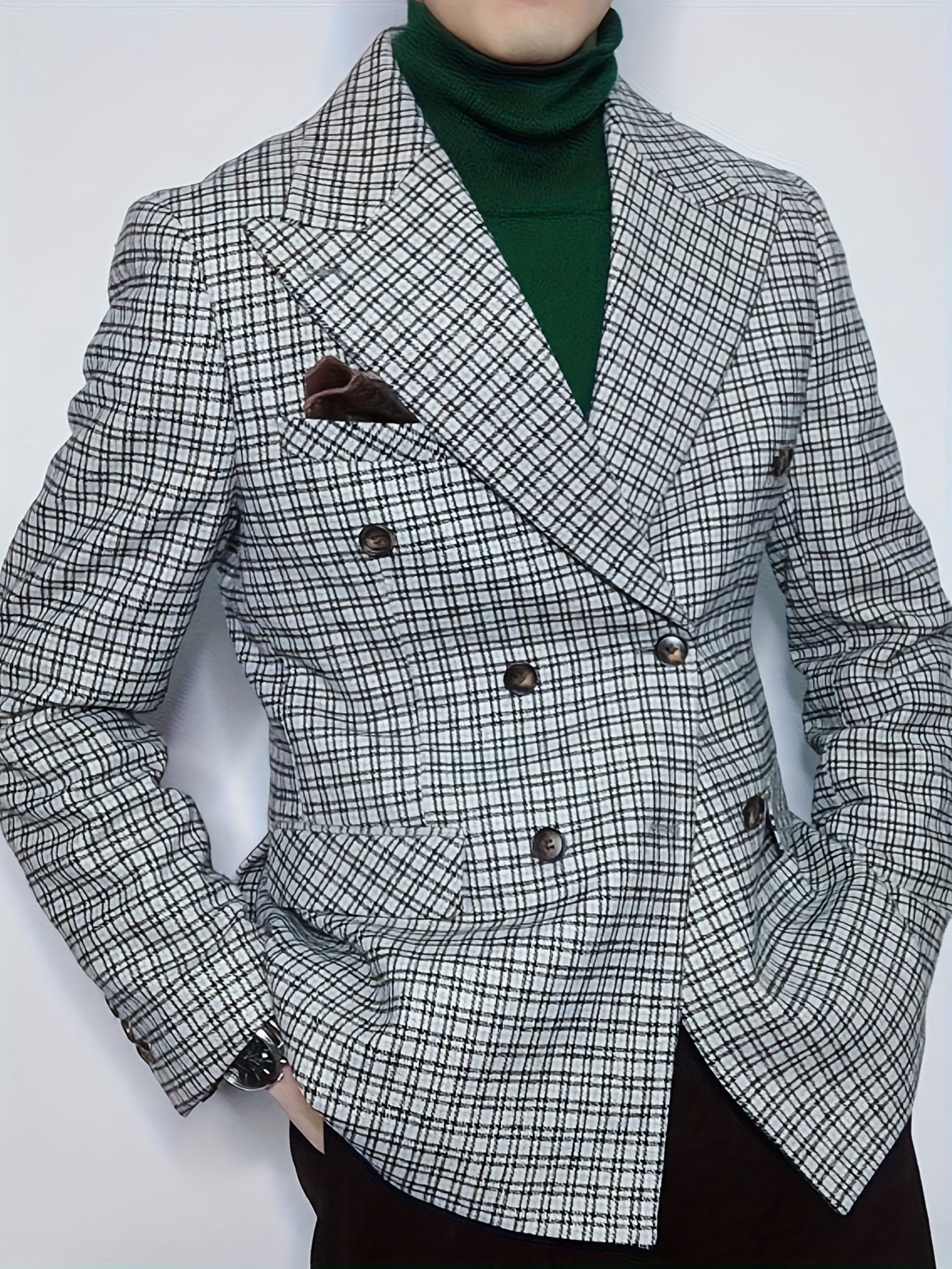 1 Basic Men's Turtleneck Sweater - Solid Color Winter Warm, Stretchy and Breathable, Casual and Formal Elegant Sweater, Black, White, Grey for Casual and Formal Occasions