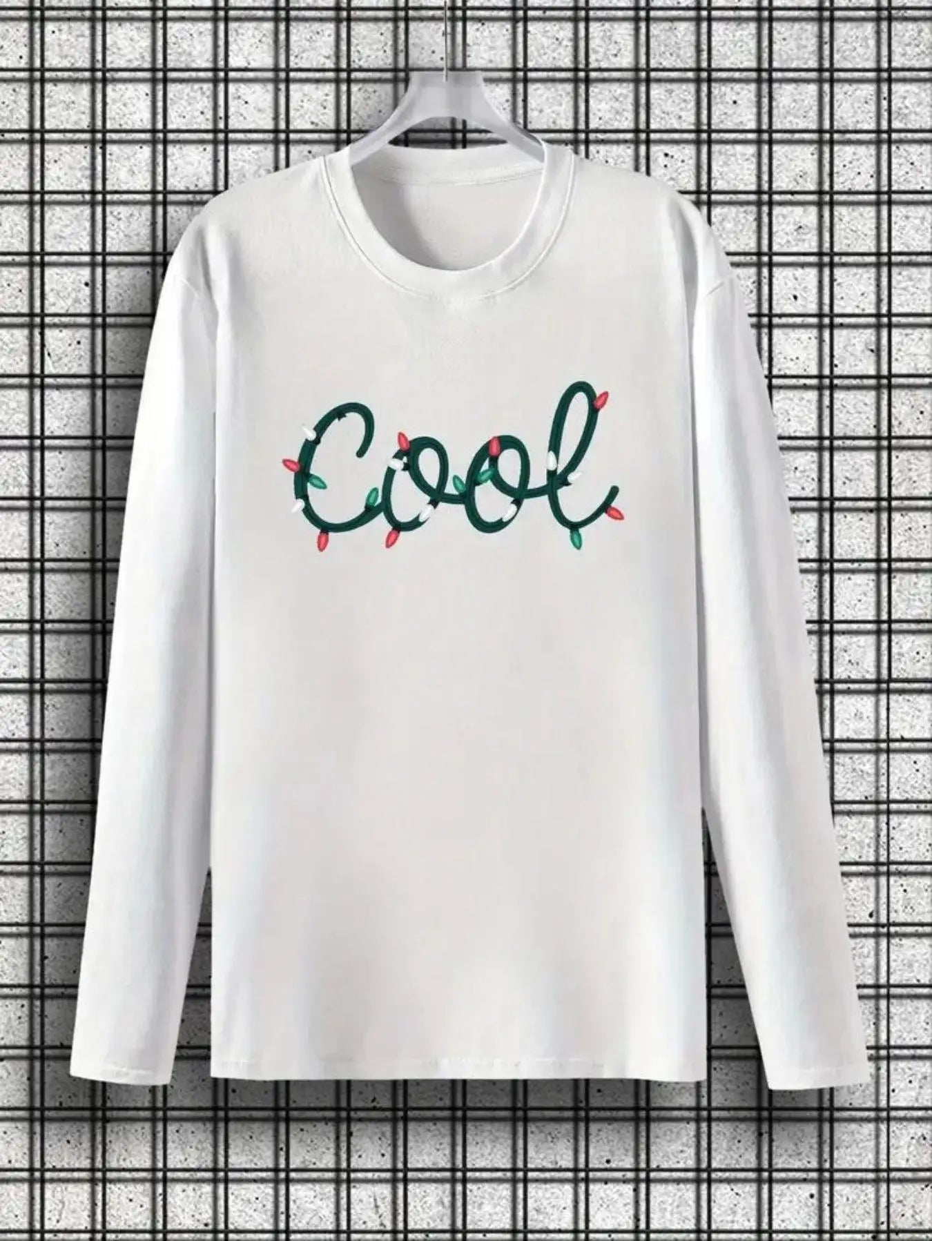 Rock musician print casual breathable long-sleeved pullover T-shirt for men and women, versatile T-shirt